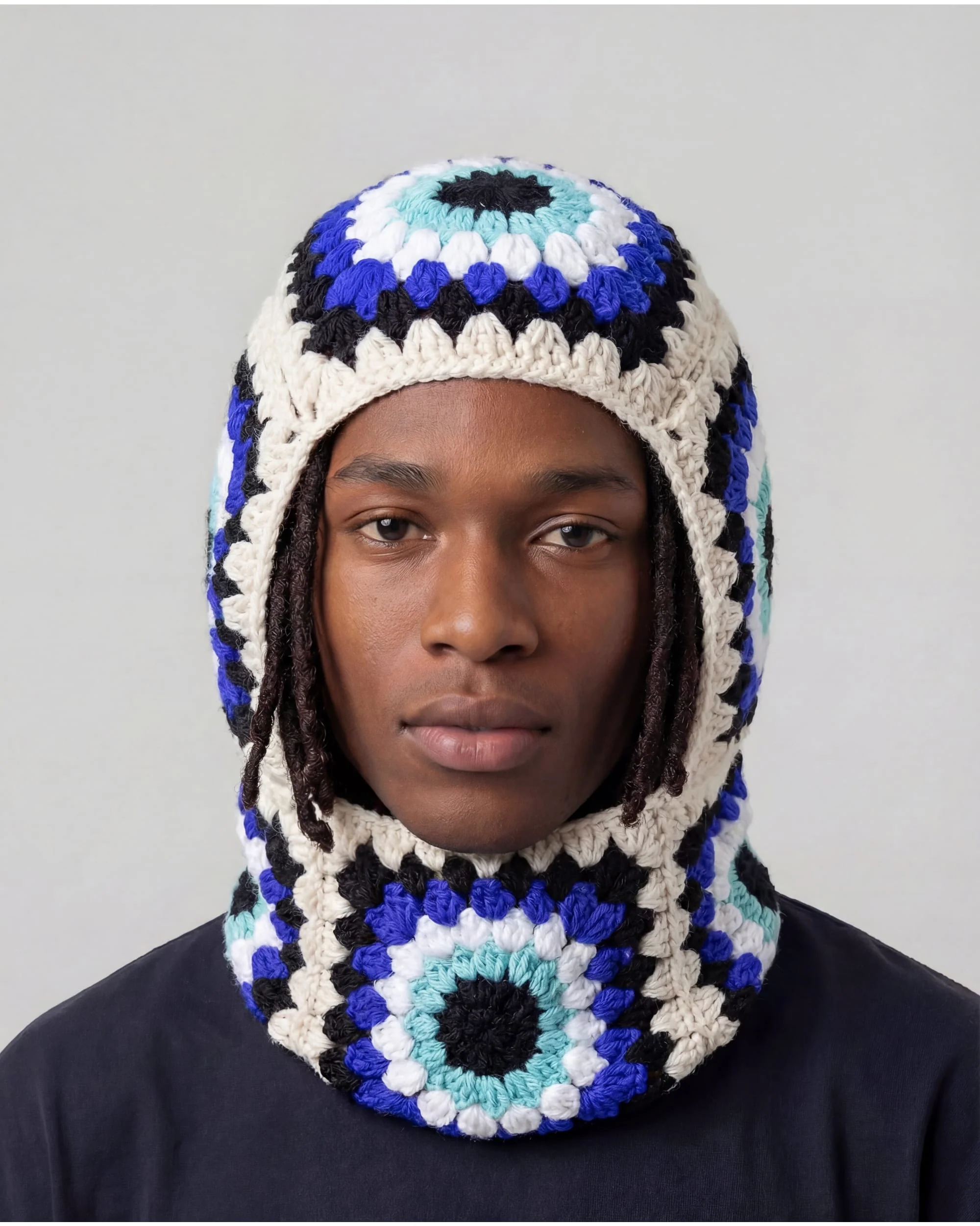 Evil Eye Crochet Hood - Image 2
