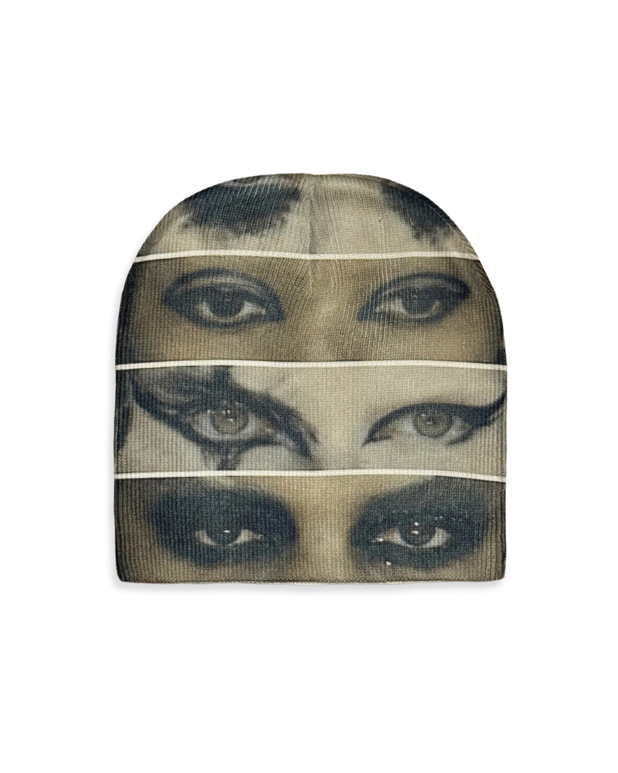 "eye makeup" beanie