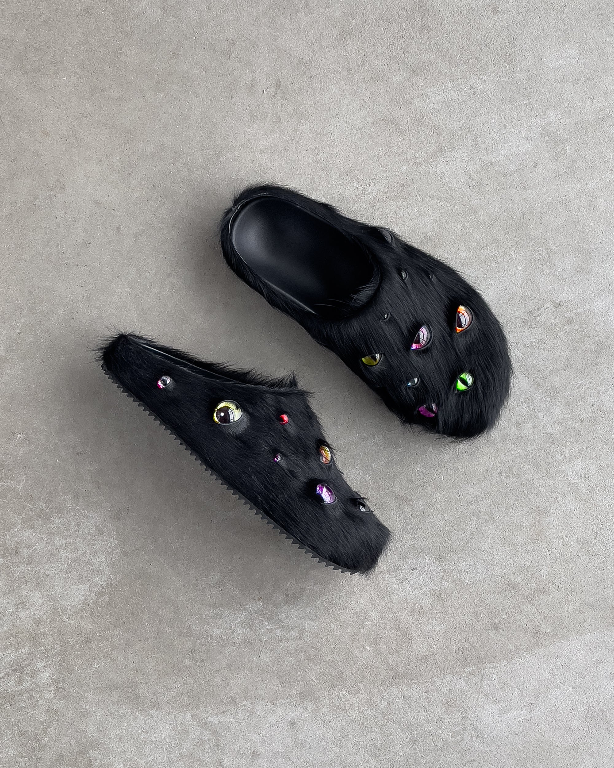 Eyeball Mules - Black - Image 5