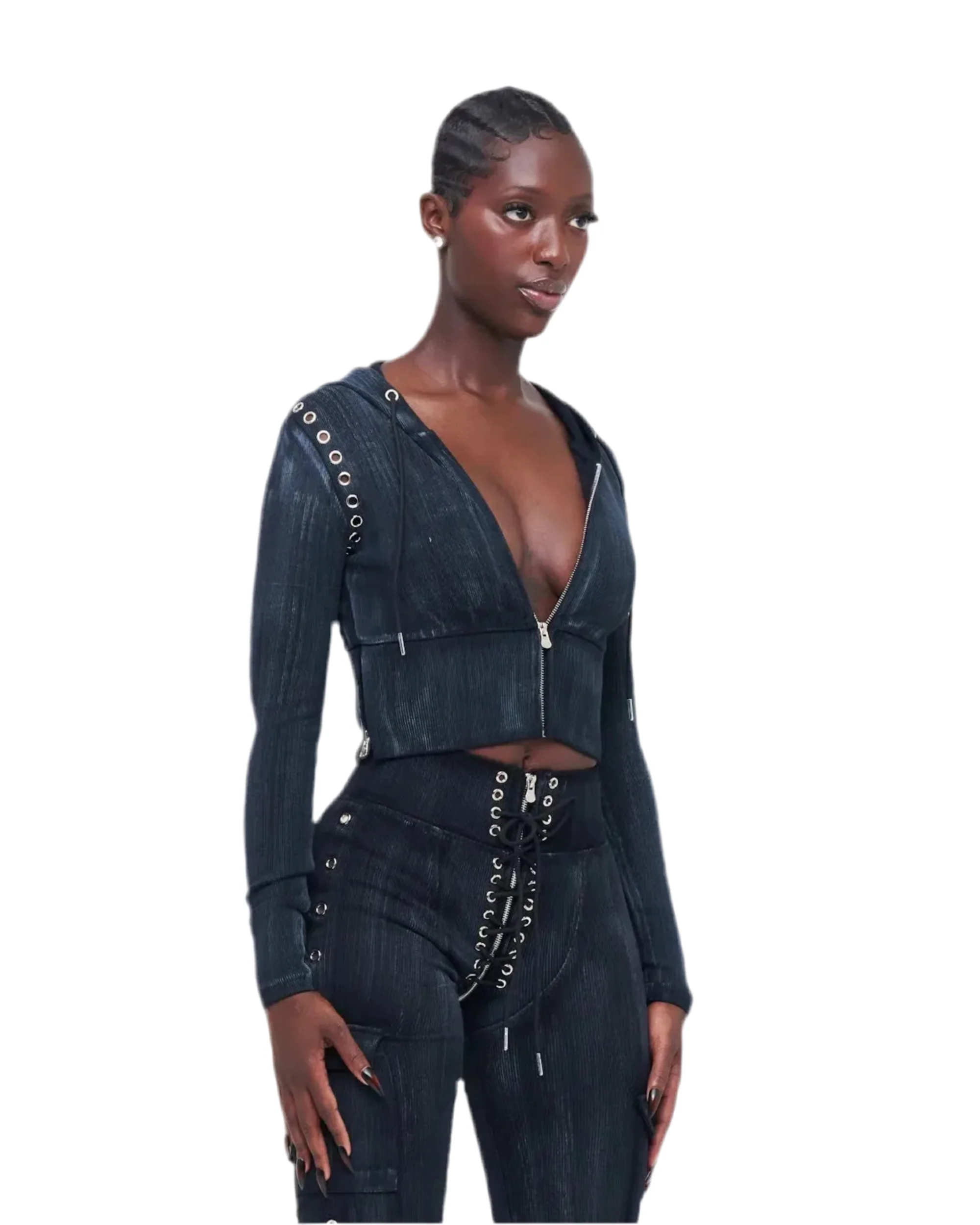EYELET UZIP JACKET - Image 4
