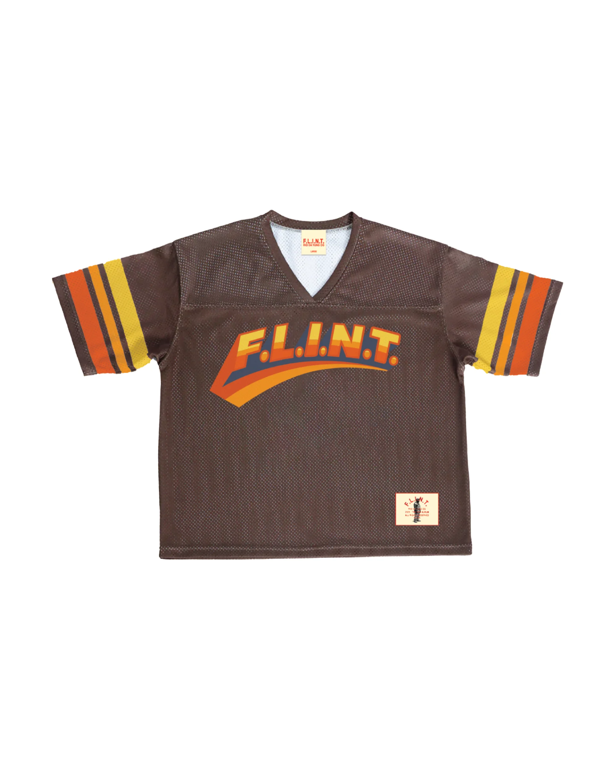 F.L.I.N.T. Football Jersey (Brown)