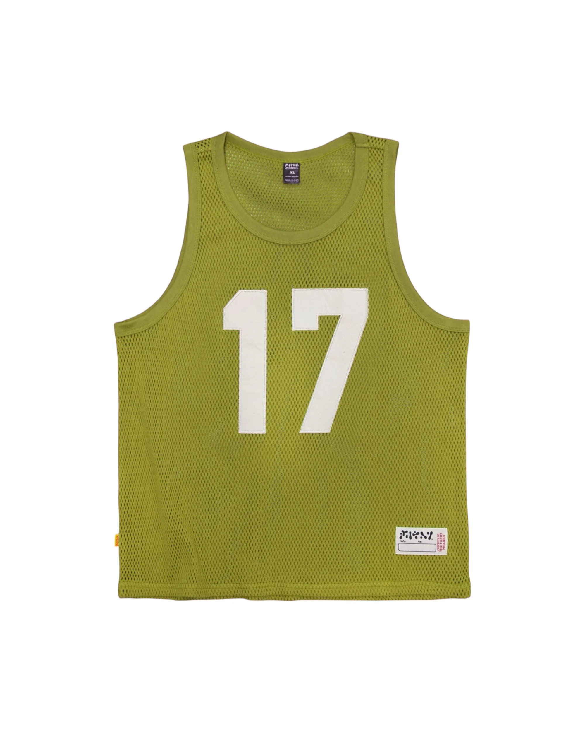 filthy® fishnet swingman jersey (lime)