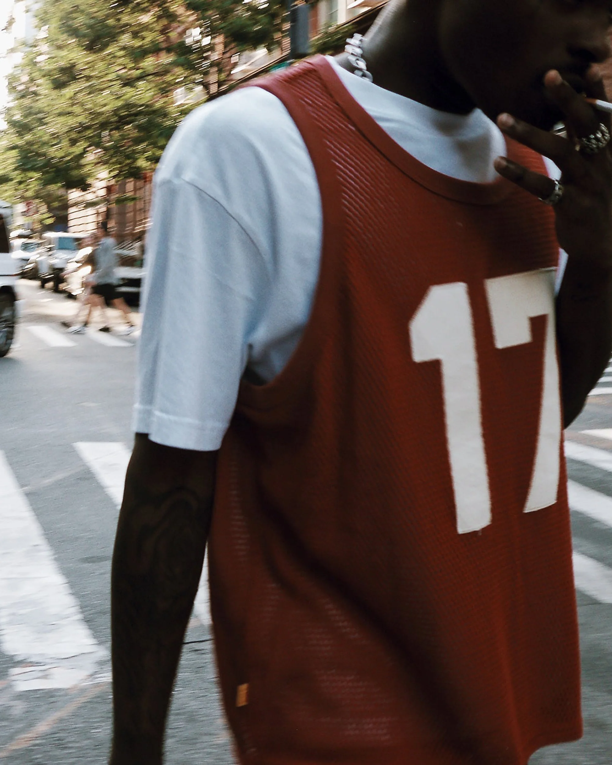 filthy® fishnet swingman jersey (red) - Image 4