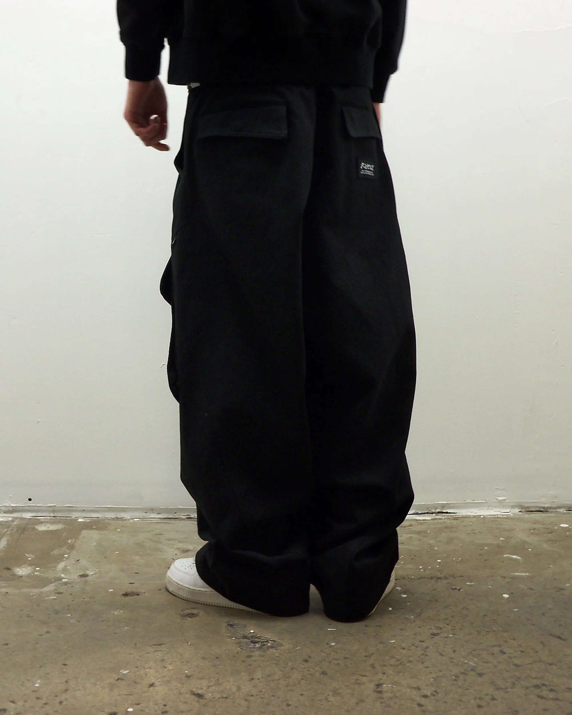 filthy® Japanese/Korean style cargo pant (Black) - Image 4