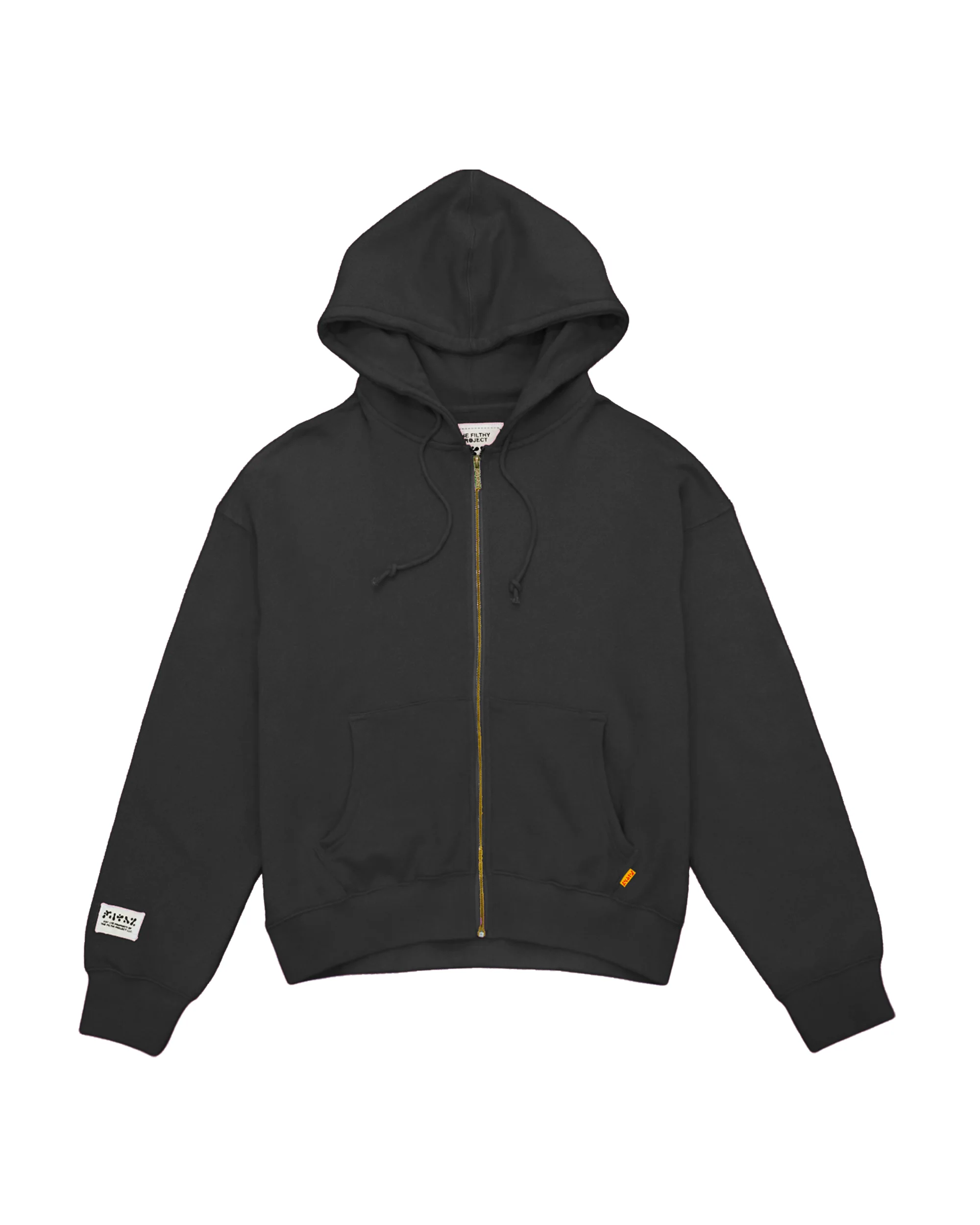 filthy® lightweight zip-up (faded black)