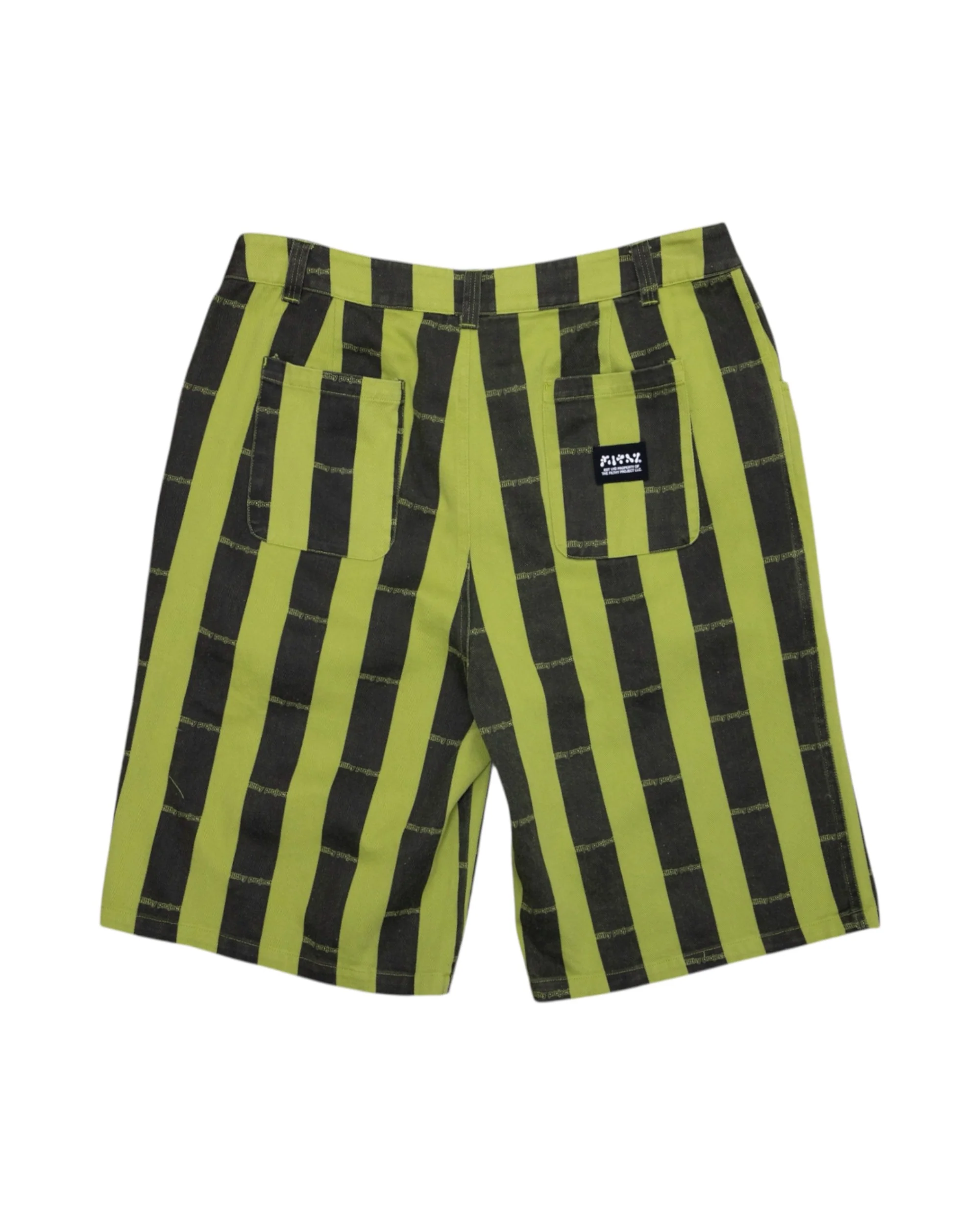filthy® phat stripe short (lime squeeze) - Image 2