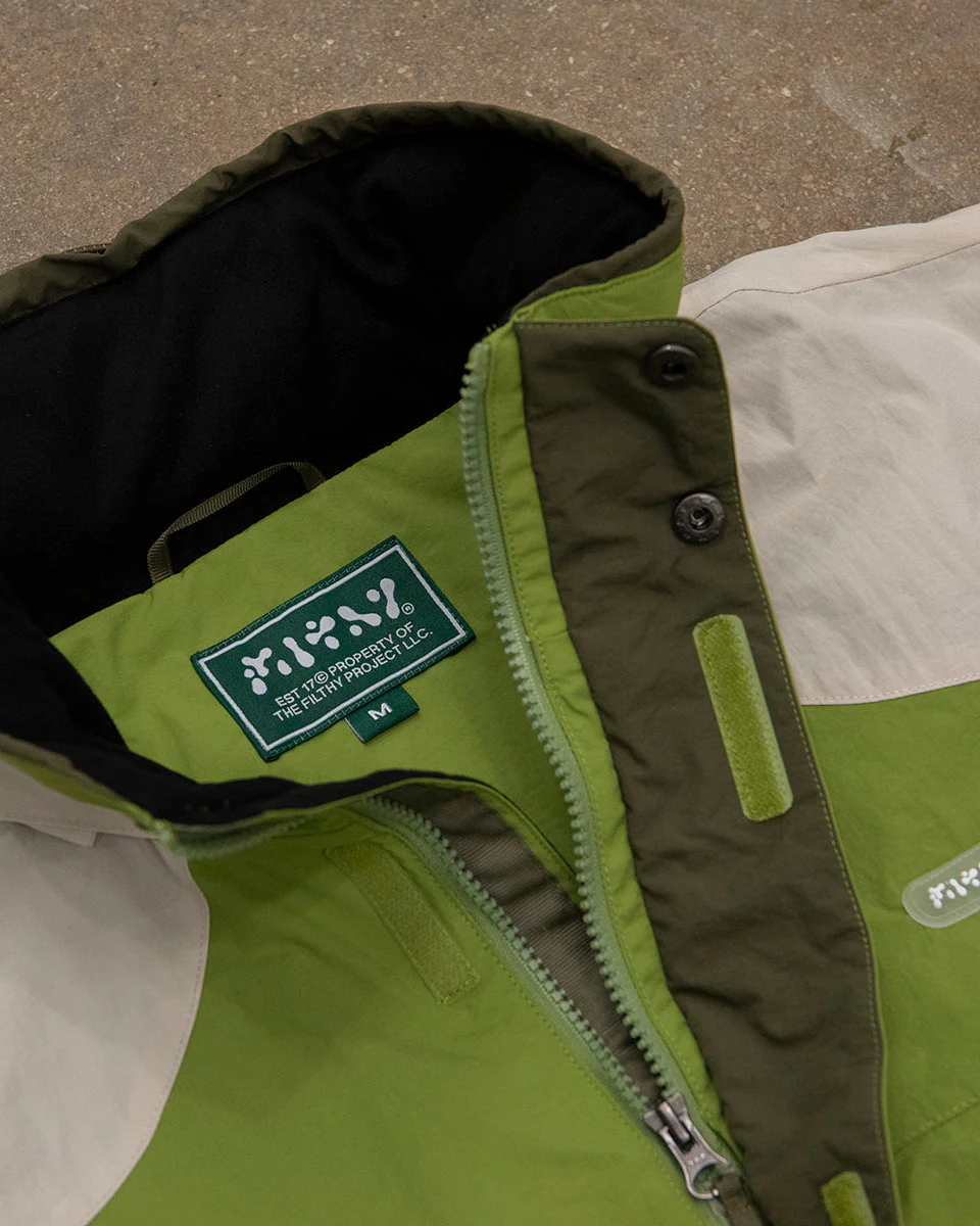 filthy® spring windbreaker (lime) - Image 3