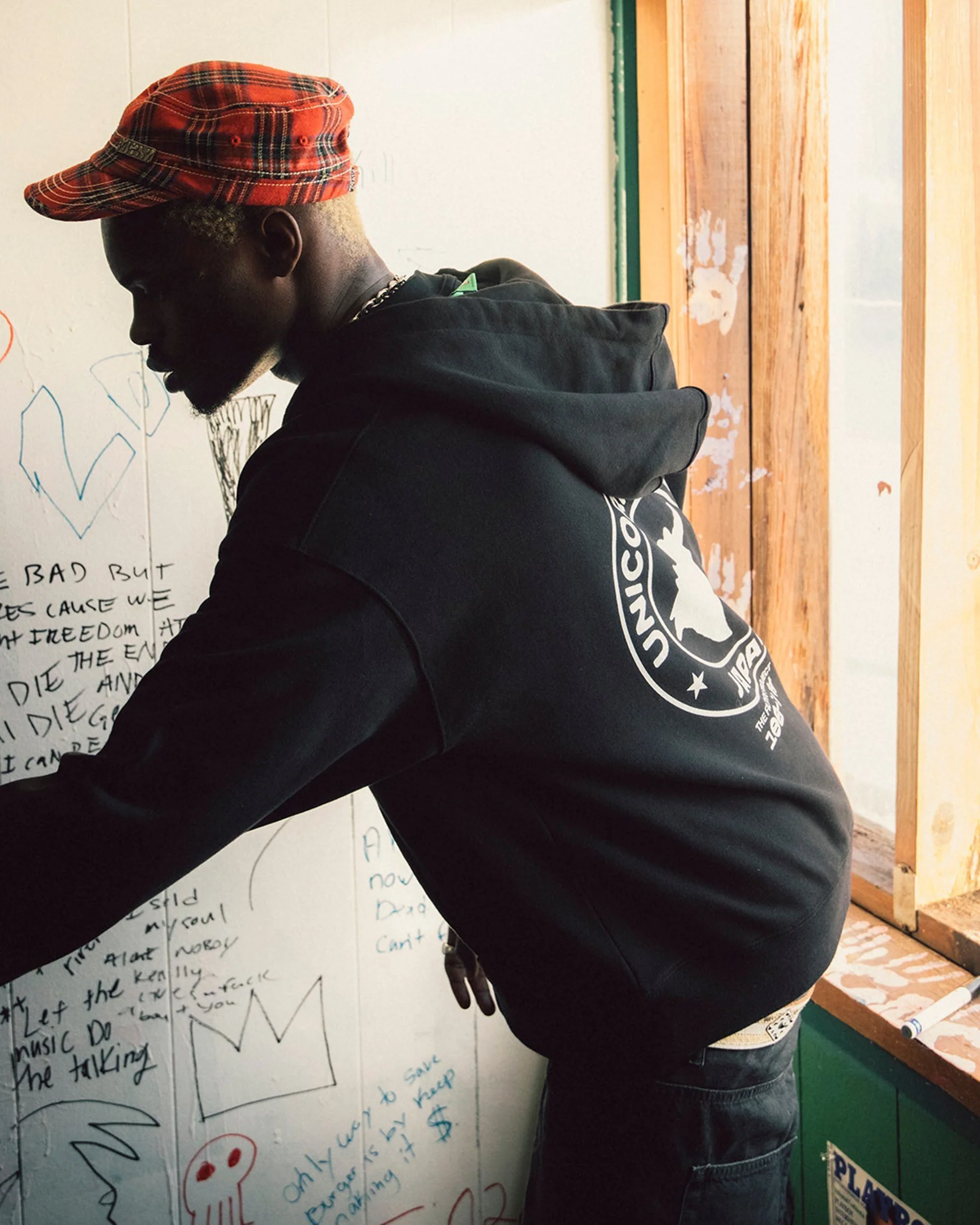 filthy® x Unicorn Village Zip-Up (Black)