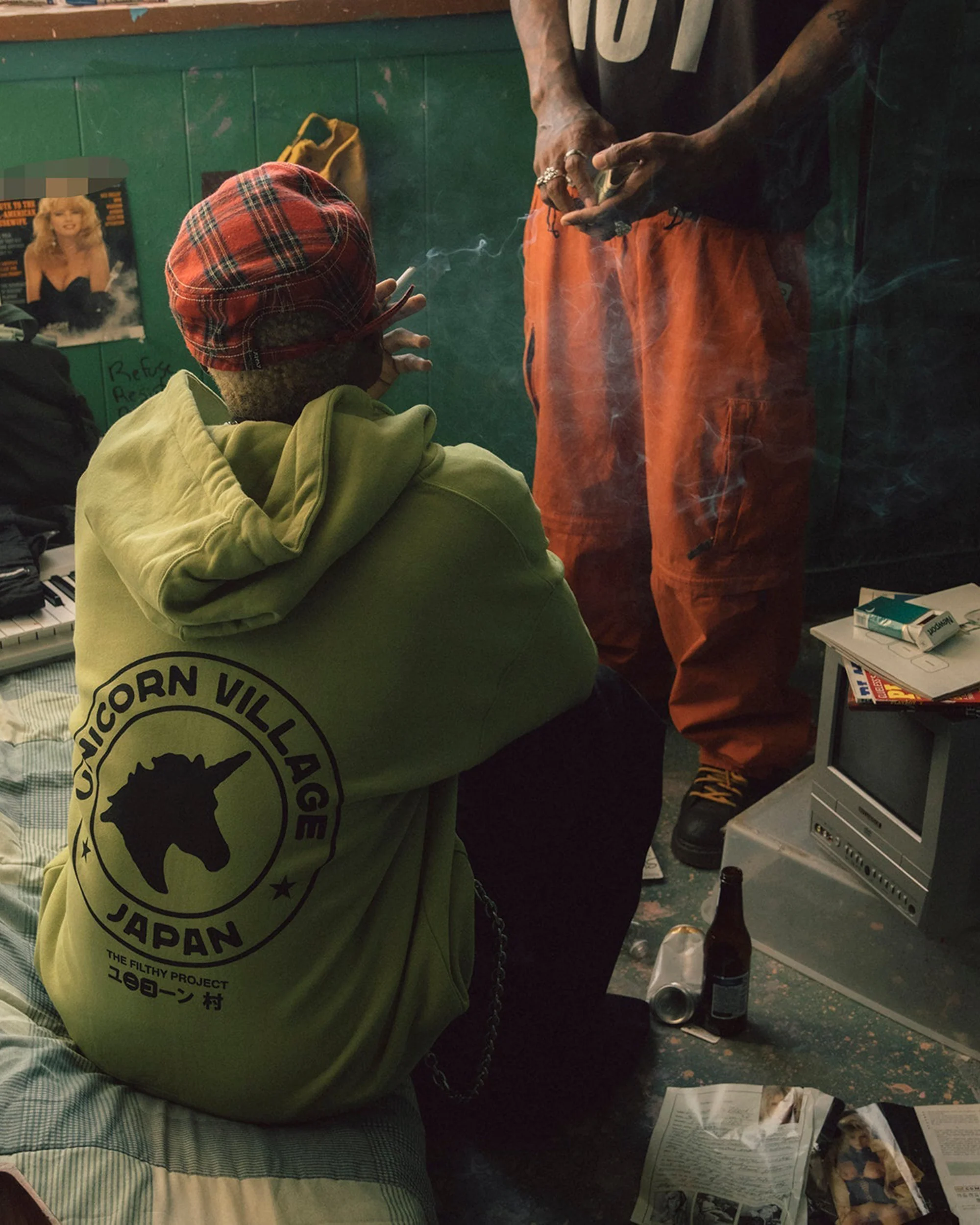 filthy® x Unicorn Village Zip-Up (Lime)