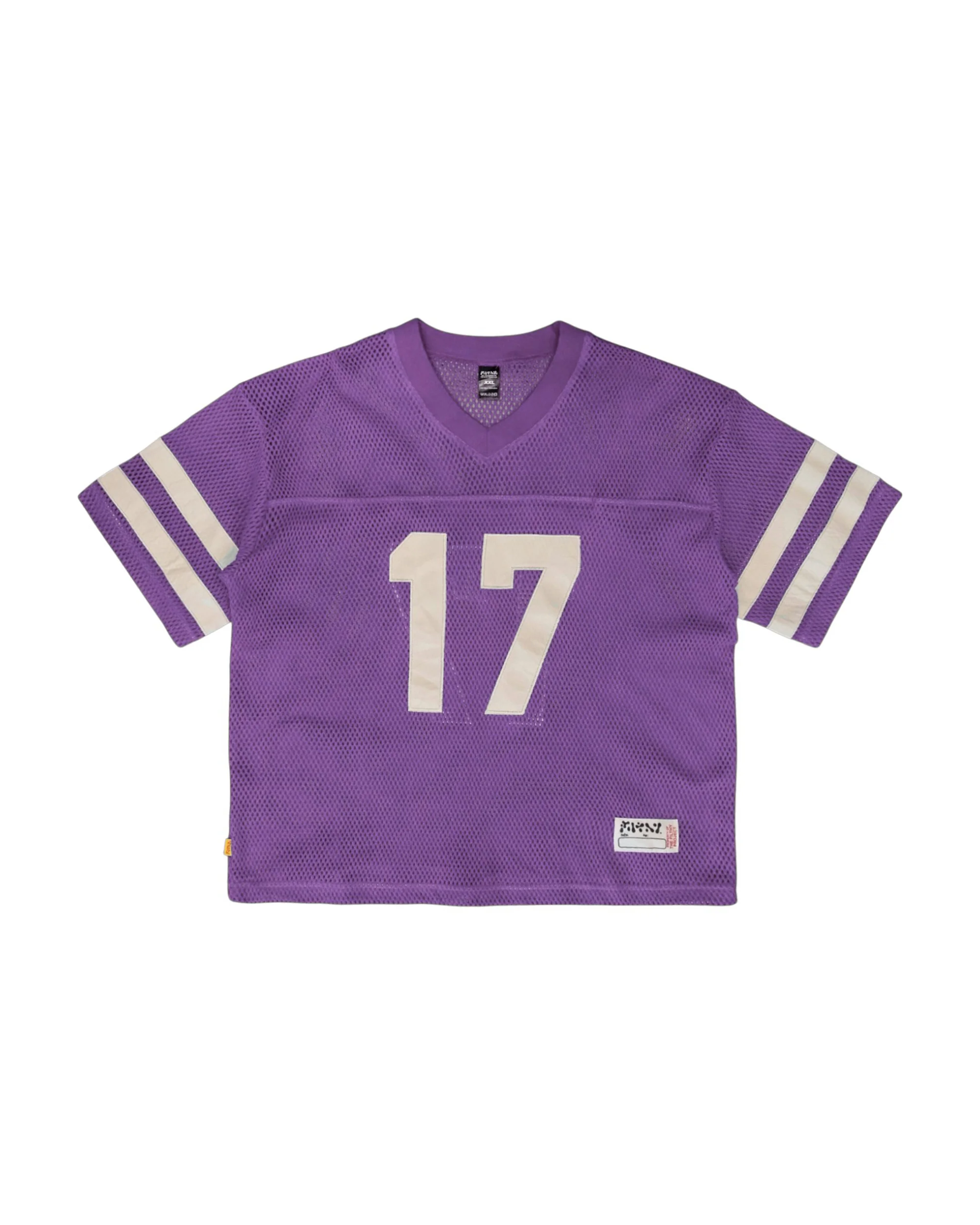 filthy fishnet football jersey (purple)
