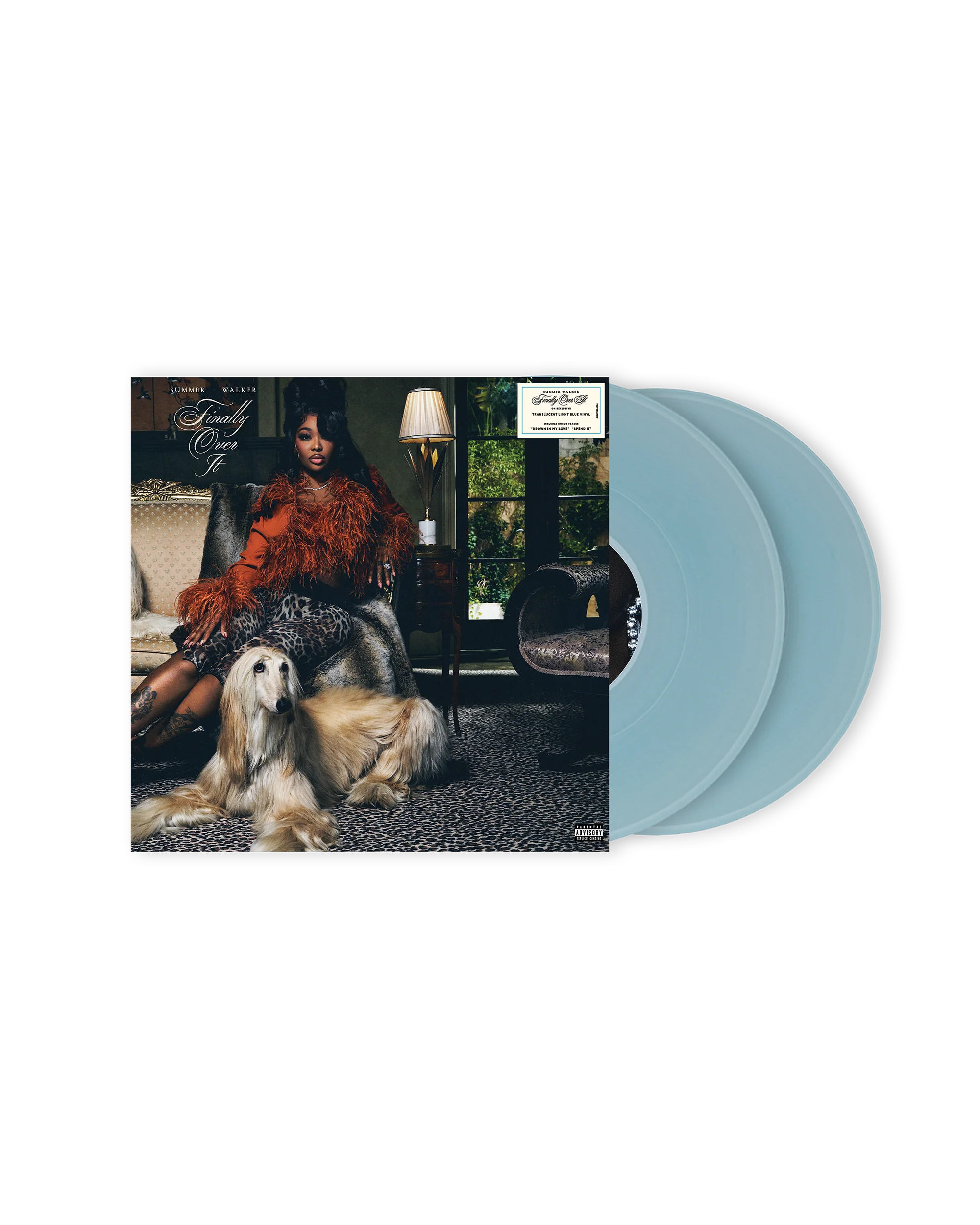 Finally Over It: For Better Edition STANDARD TRANSLUCENT LIGHT BLUE VINYL