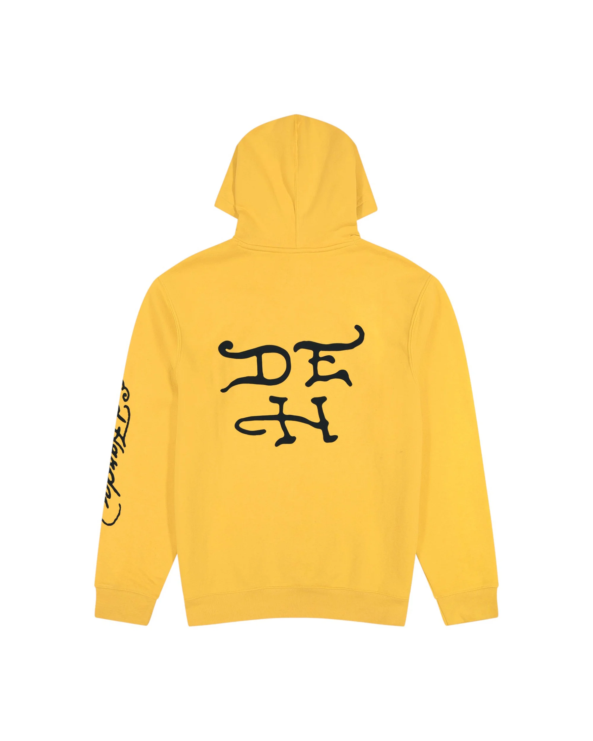 Fire Tiger Golden Yellow Pullover Hoodie - Image 2
