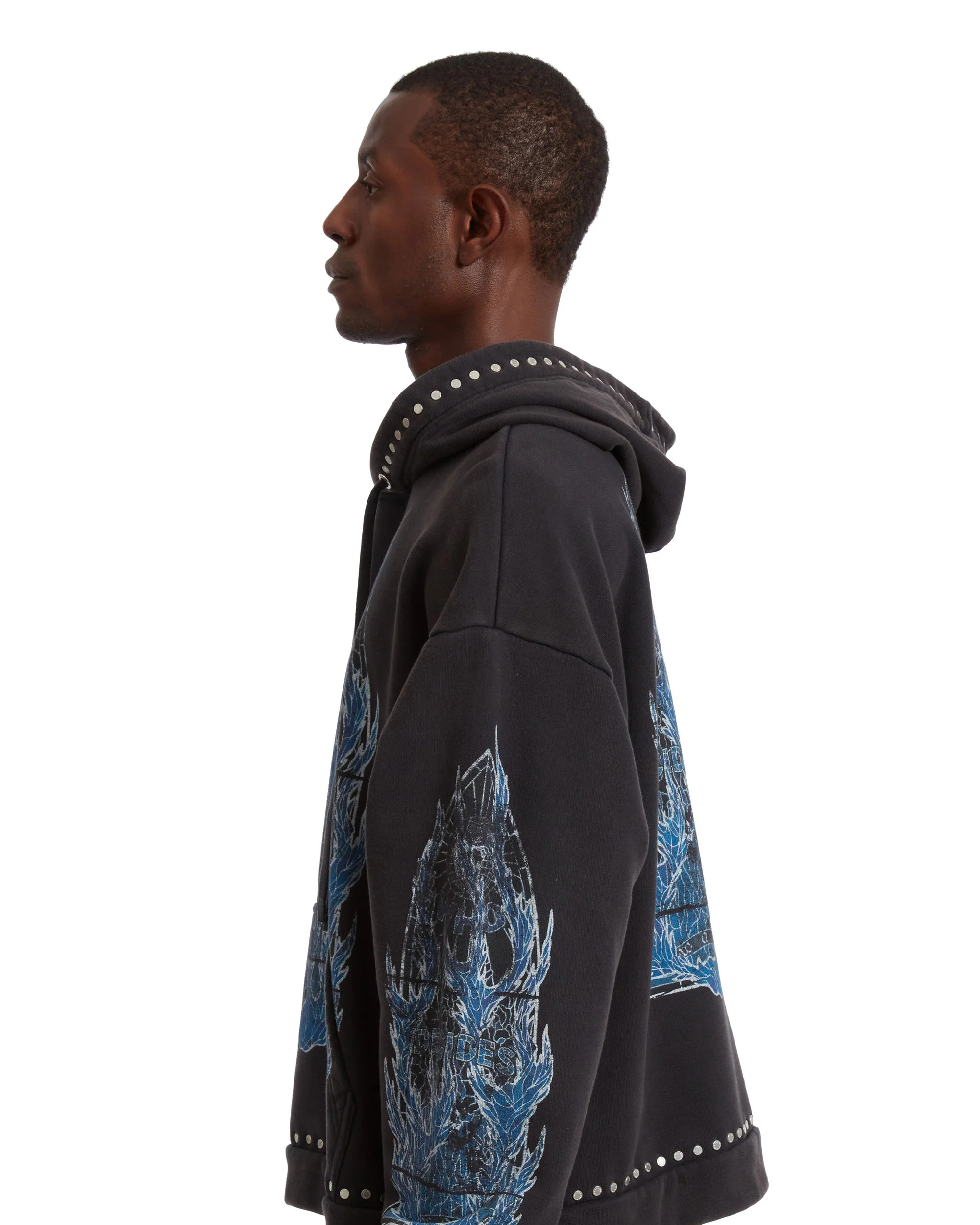 FLAME GLASS HOODED PULLOVER - Image 5