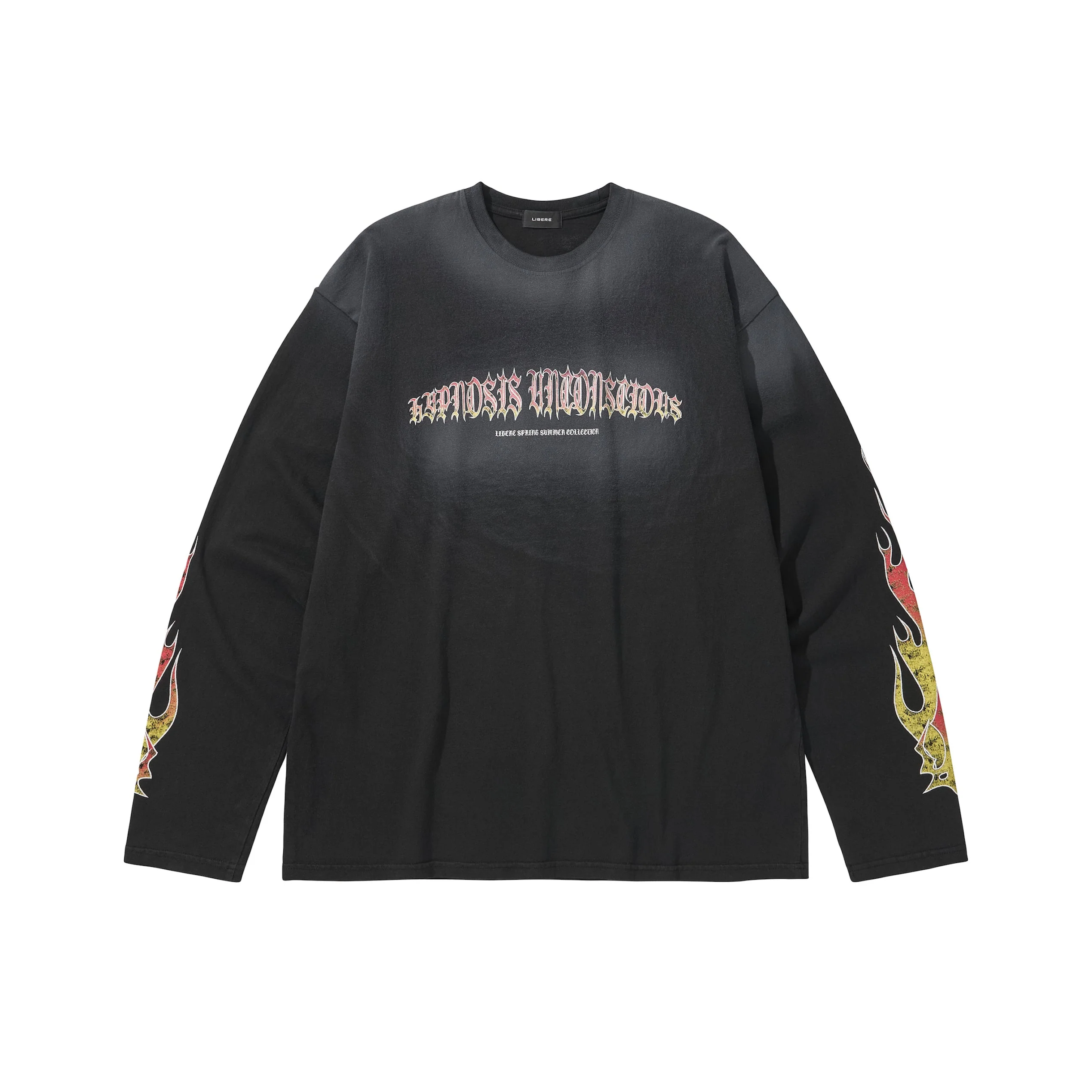 FLAME LONG SLEEVE TEE / BLACK - Image 15