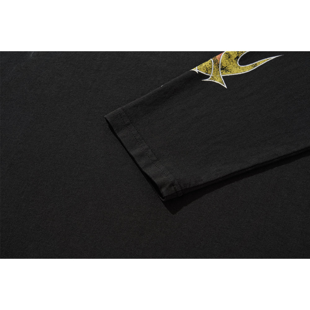 FLAME LONG SLEEVE TEE / BLACK - Image 21