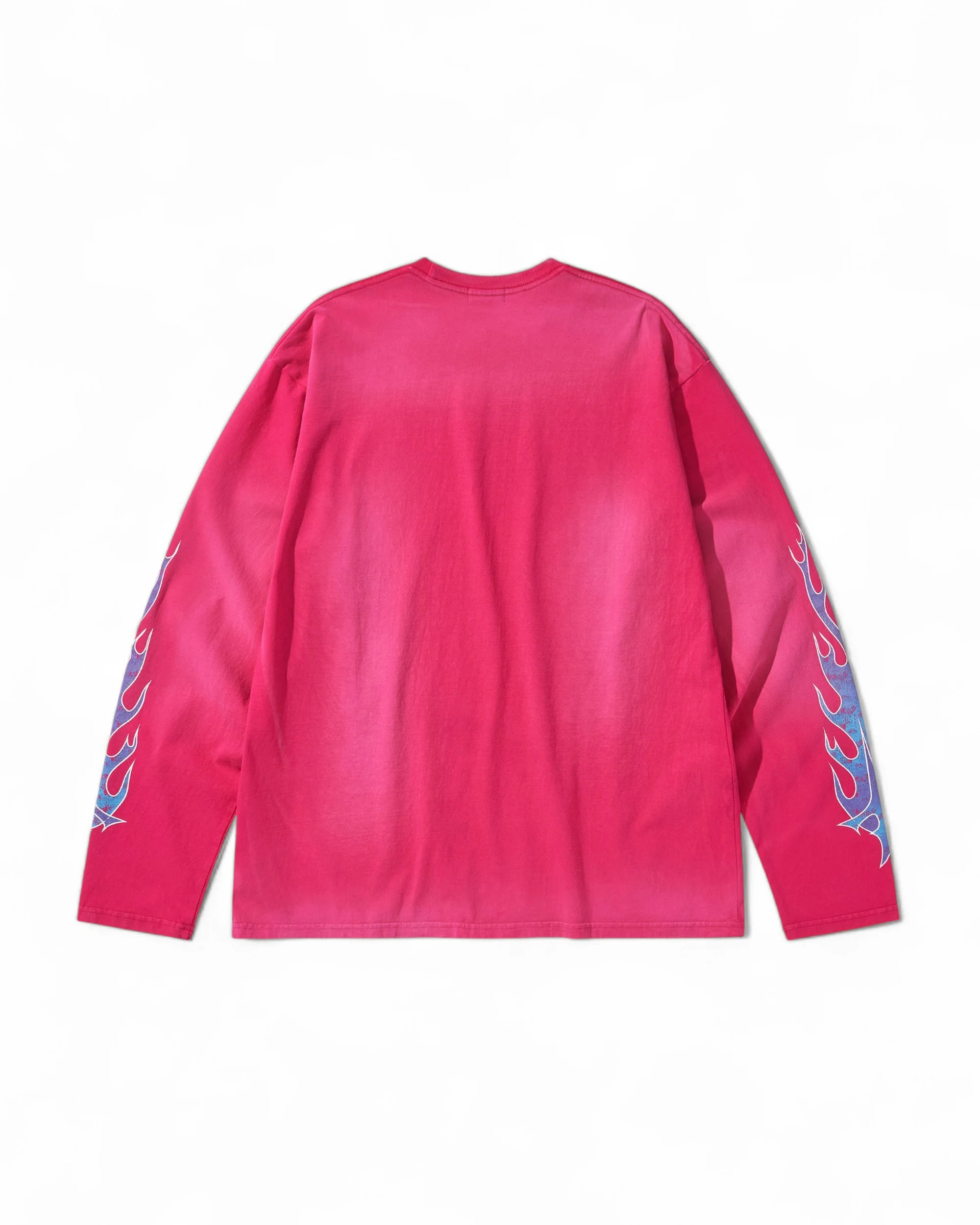 FLAME LONG SLEEVE TEE / PINK - Image 5