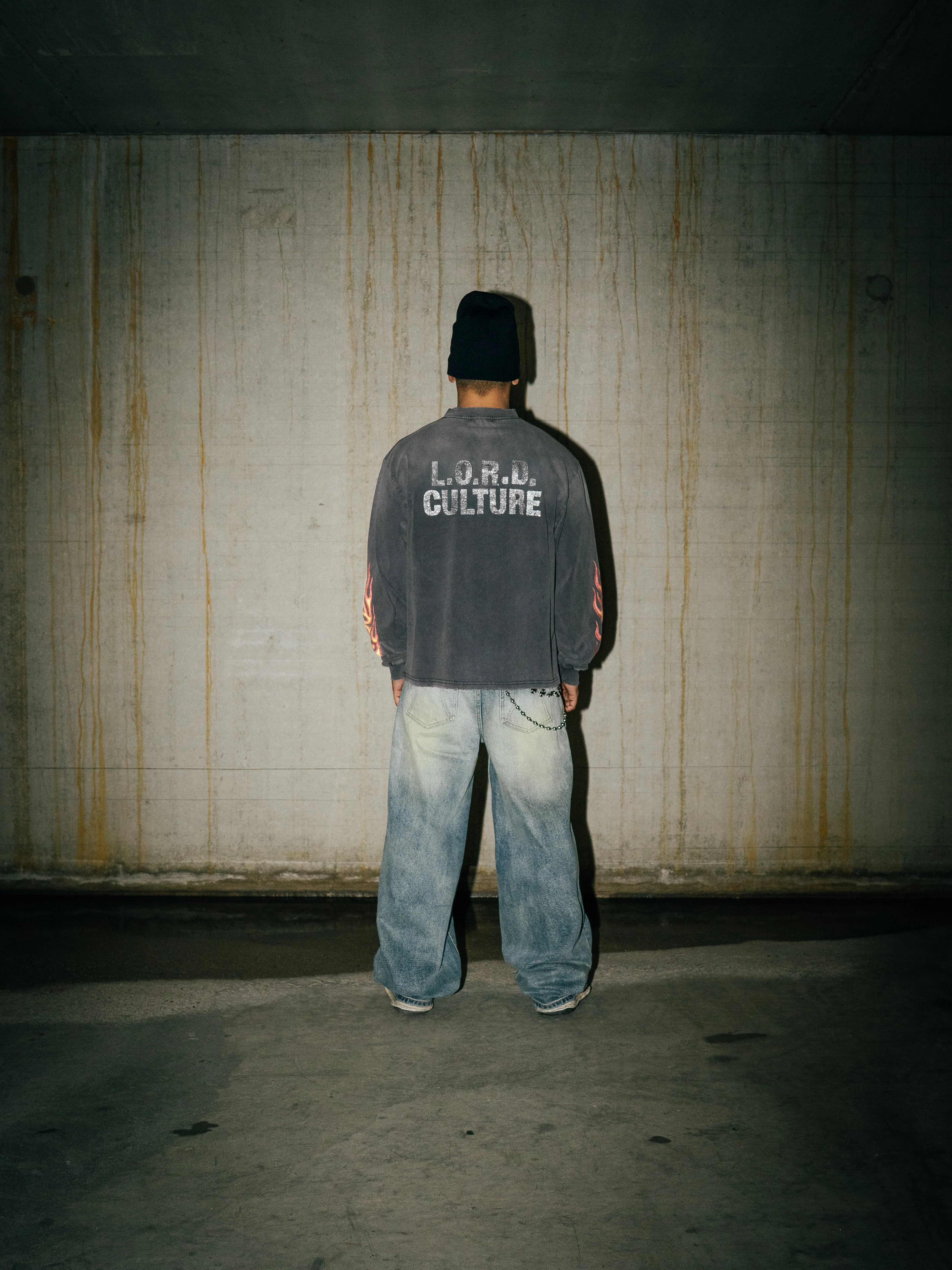 FLAME LONG SLEEVE - VINTAGE GRAY - Image 10