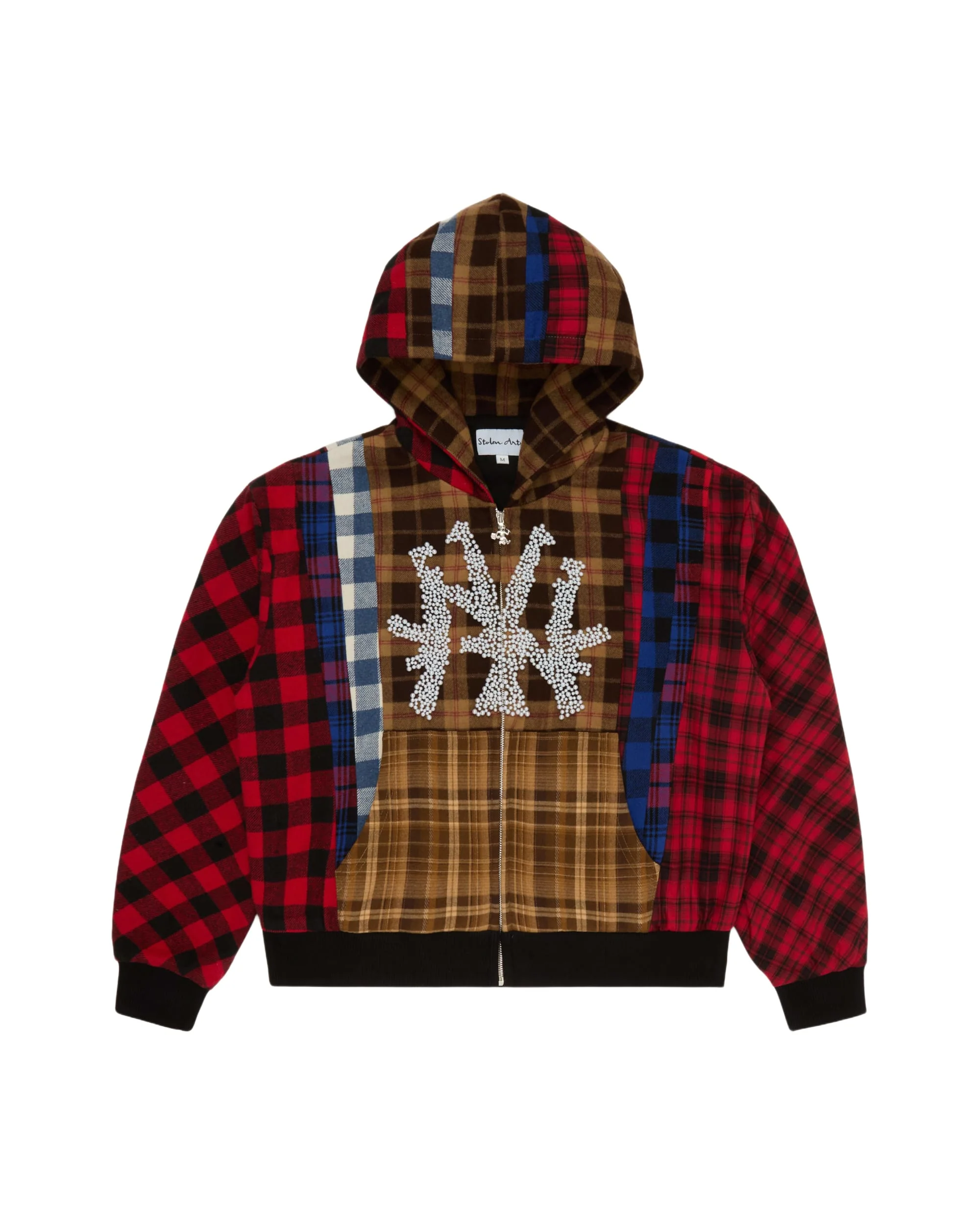 Flannel NY Pearl Hoodie