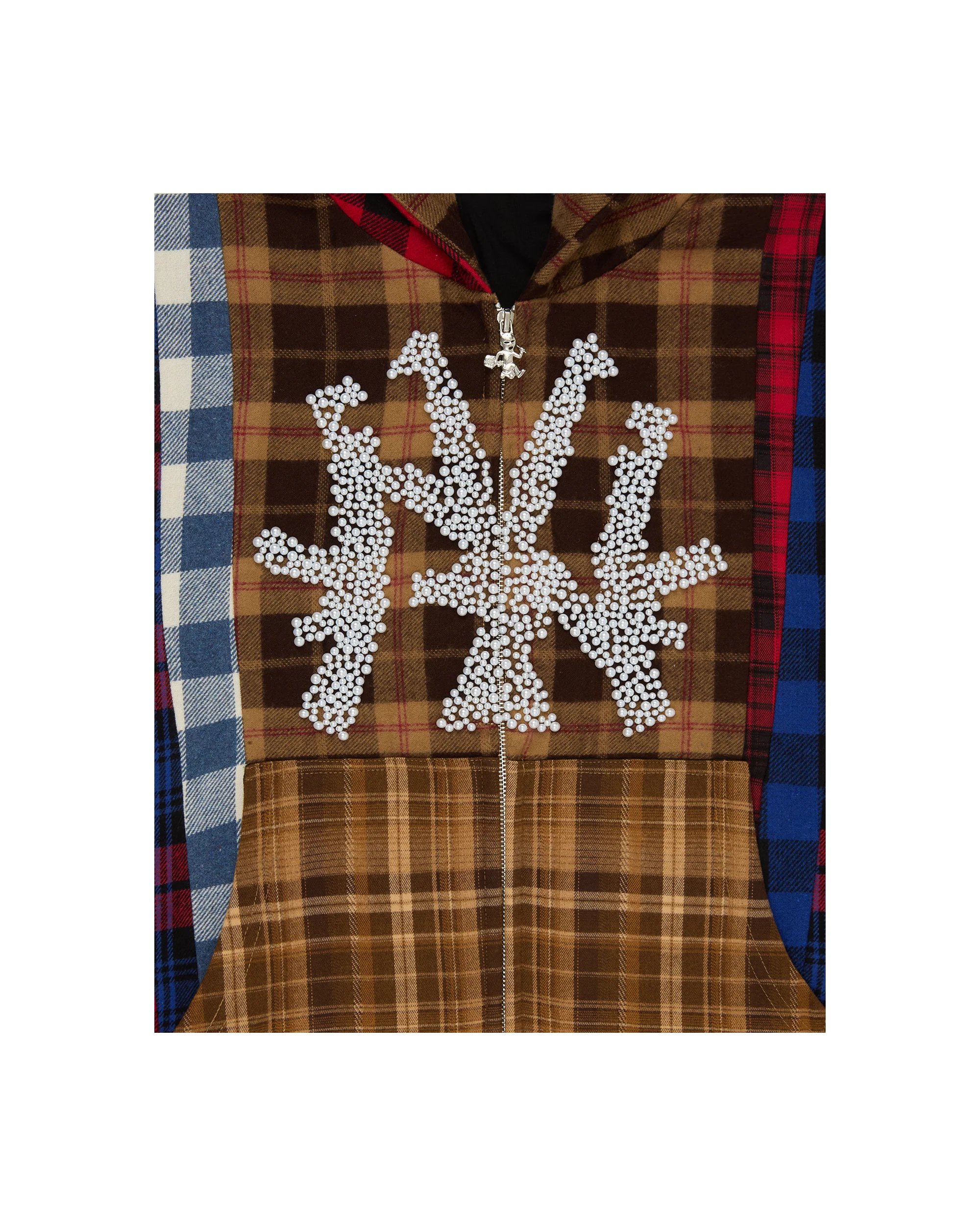 Flannel NY Pearl Hoodie - Image 4