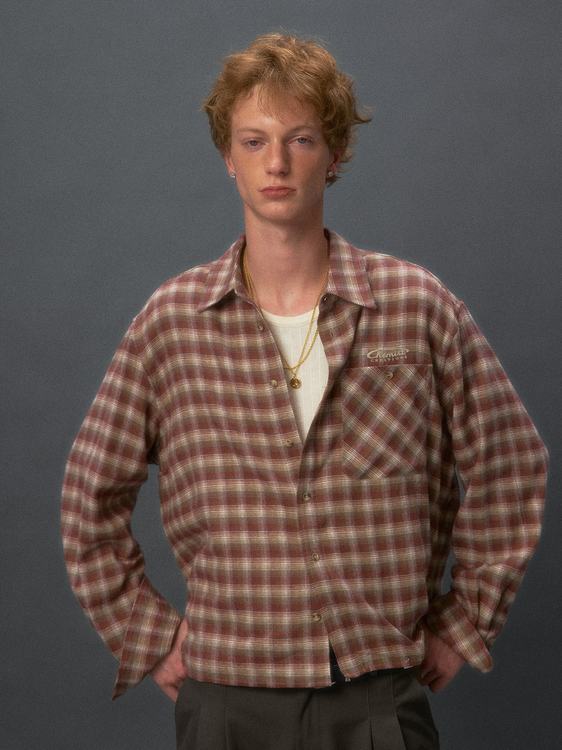 Flannel Plaid Shirt - Image 3