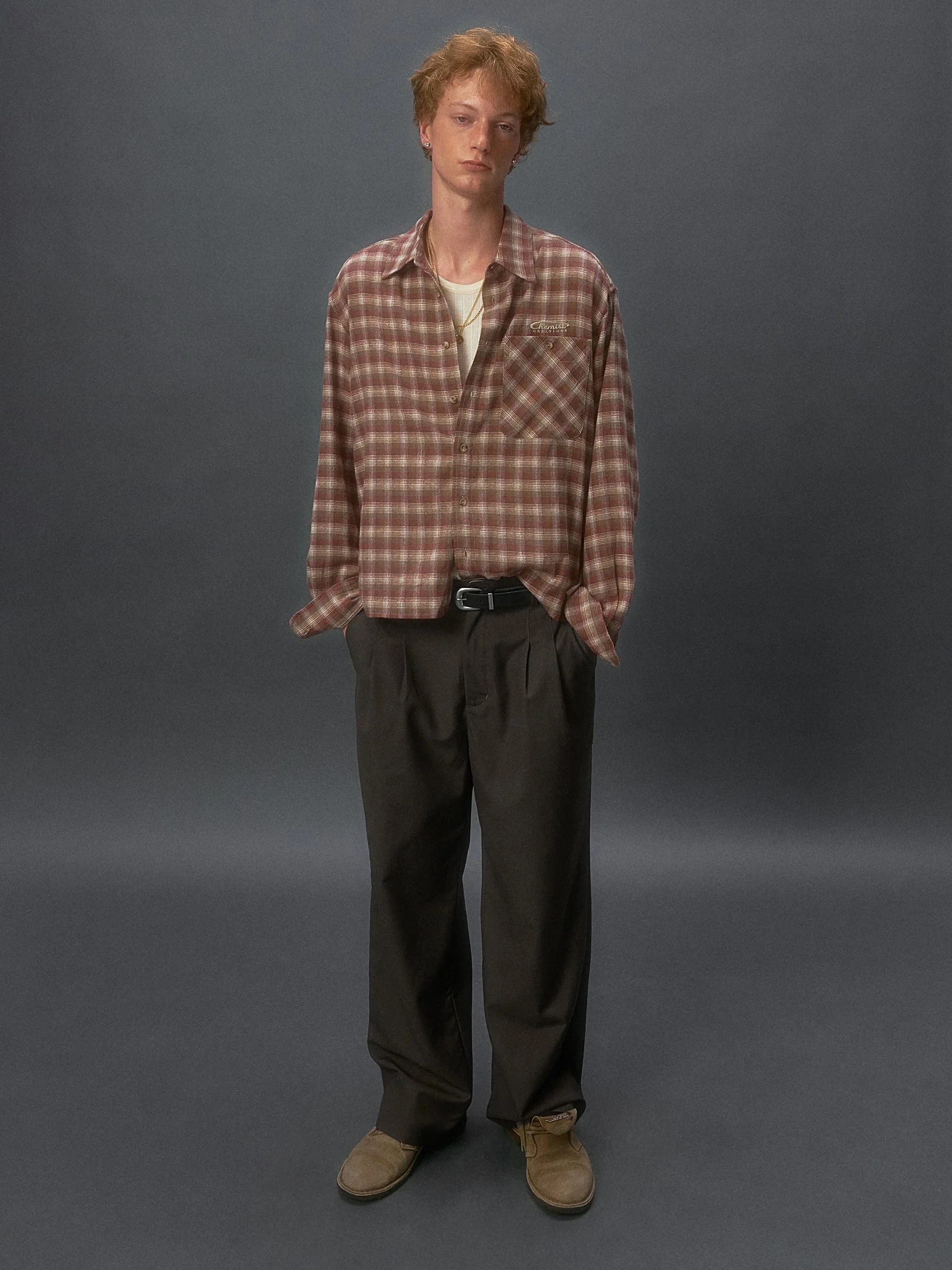 Flannel Plaid Shirt - Image 4