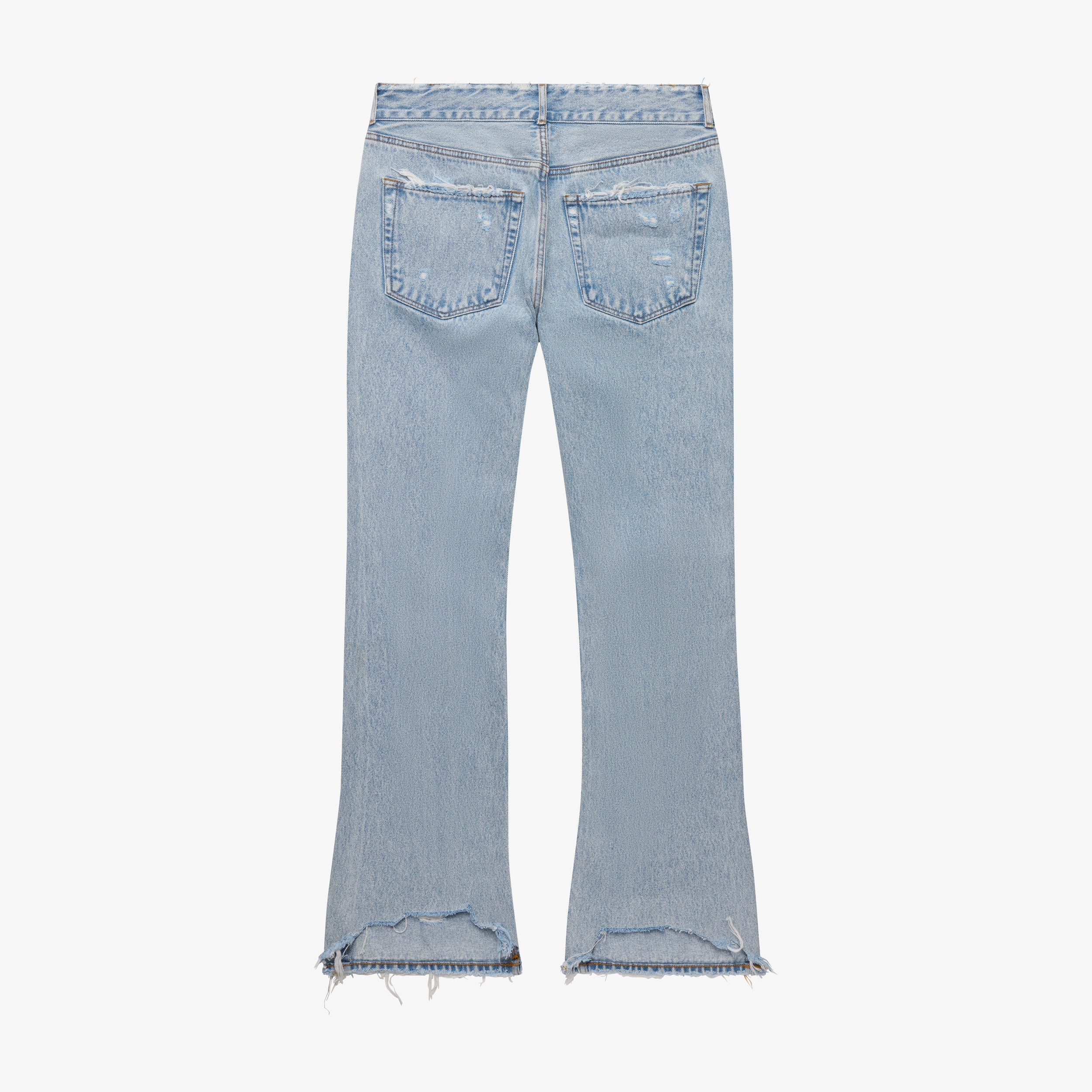 FLARED CHECKERED BAGGY JEANS - Image 10