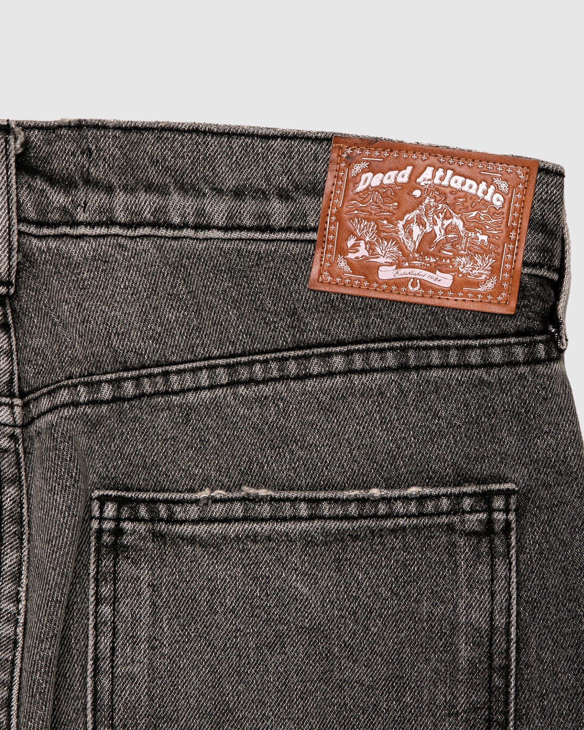 Flower Denim - Charcoal - Image 5