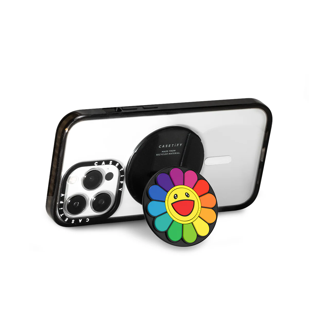 FLOWERS (BLACK) SNAPPY GRIP STAND - Image 4
