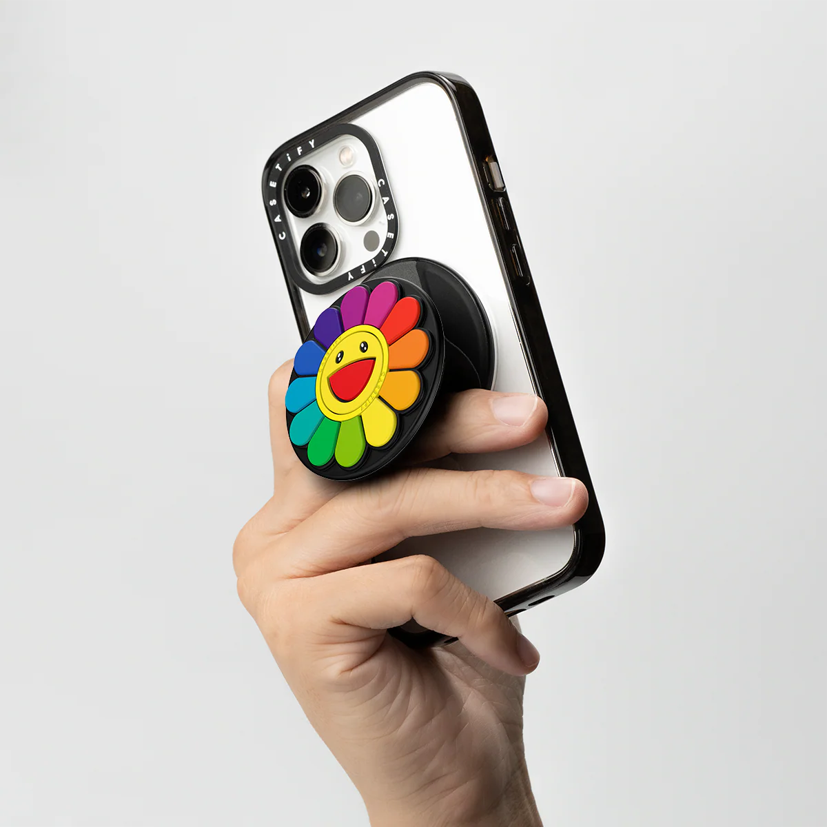 FLOWERS (BLACK) SNAPPY GRIP STAND - Image 6