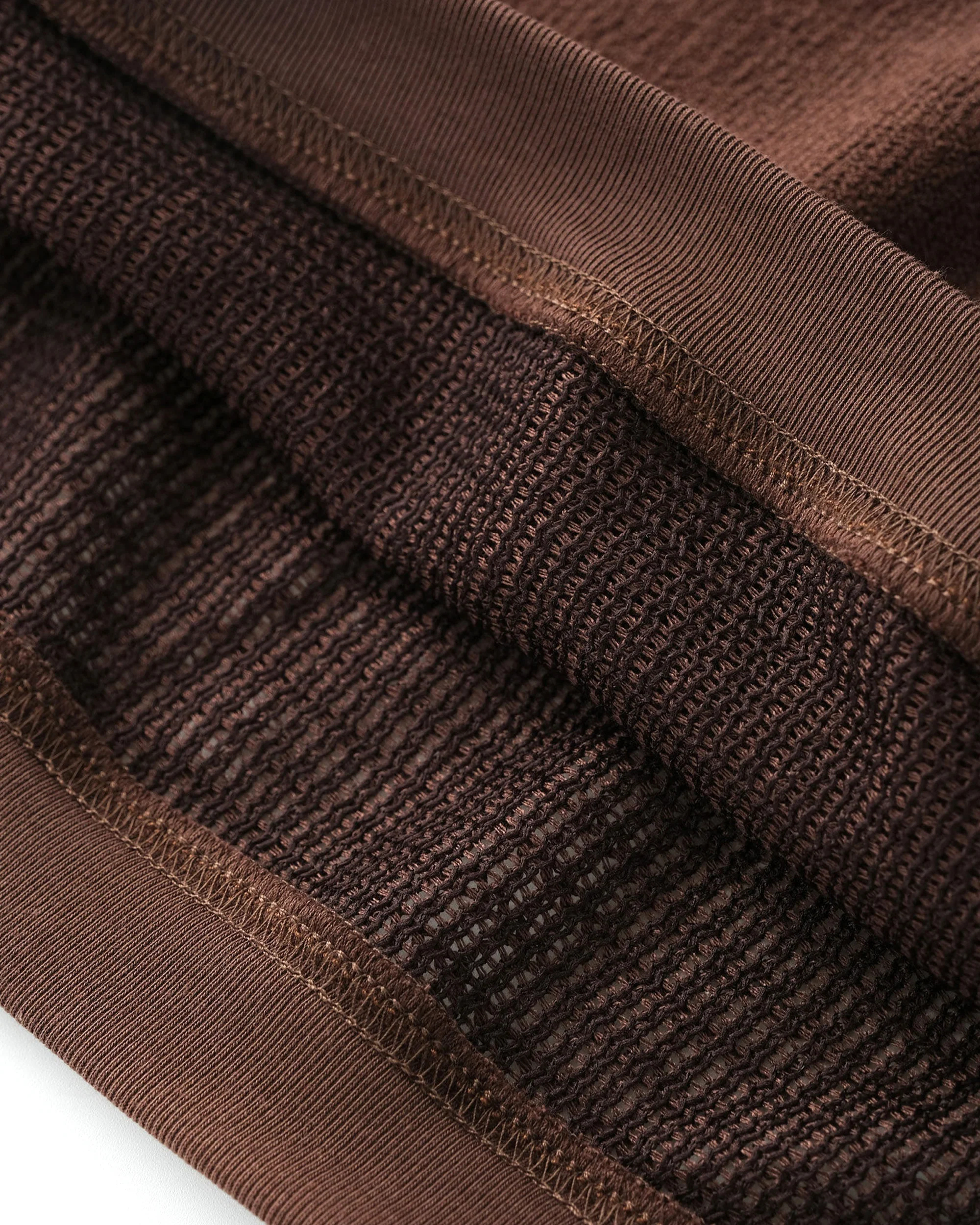 Fluid Layered Knit Tank In Brown - Image 8