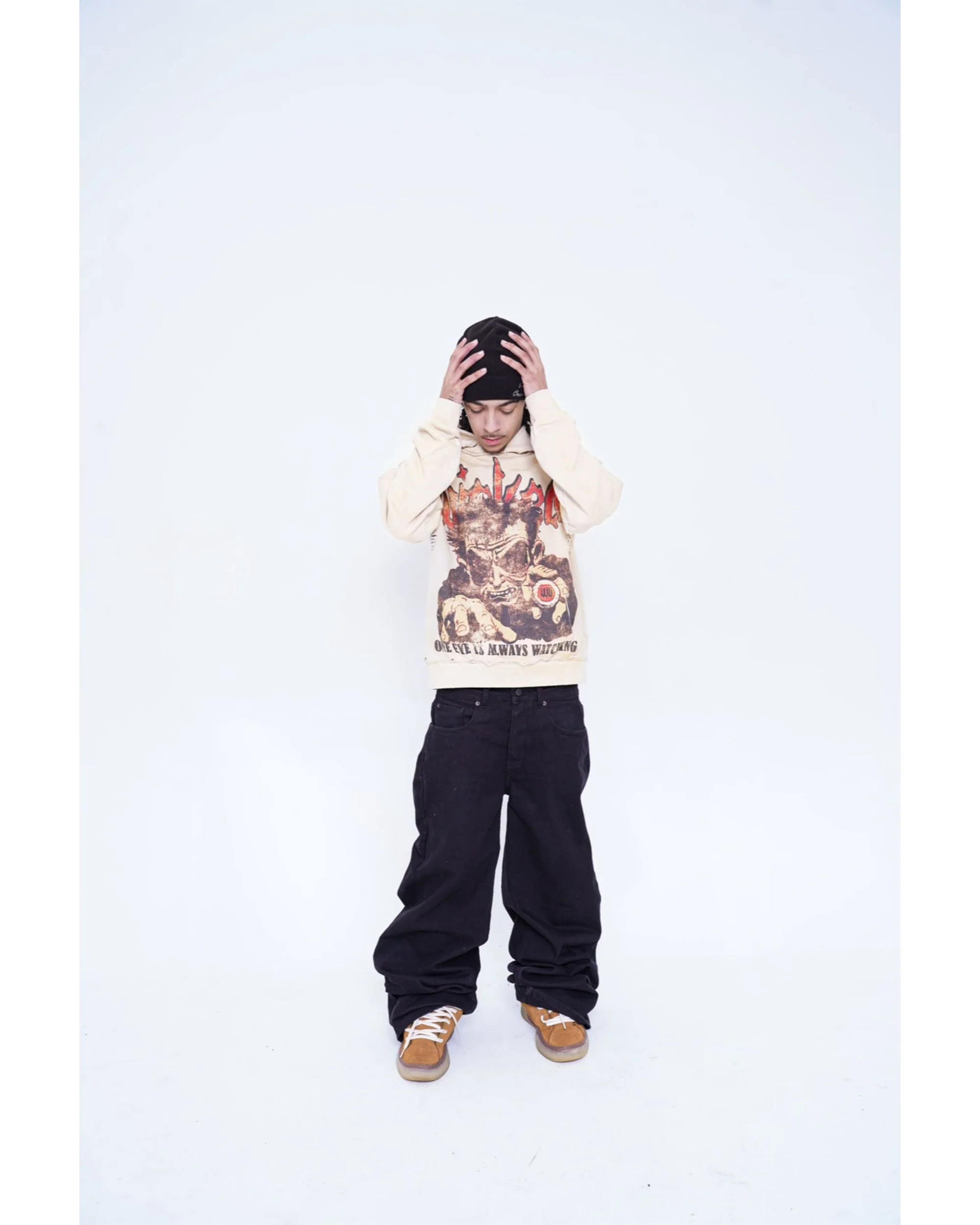 Forever Wicked Hoodie (Creme) - Image 4