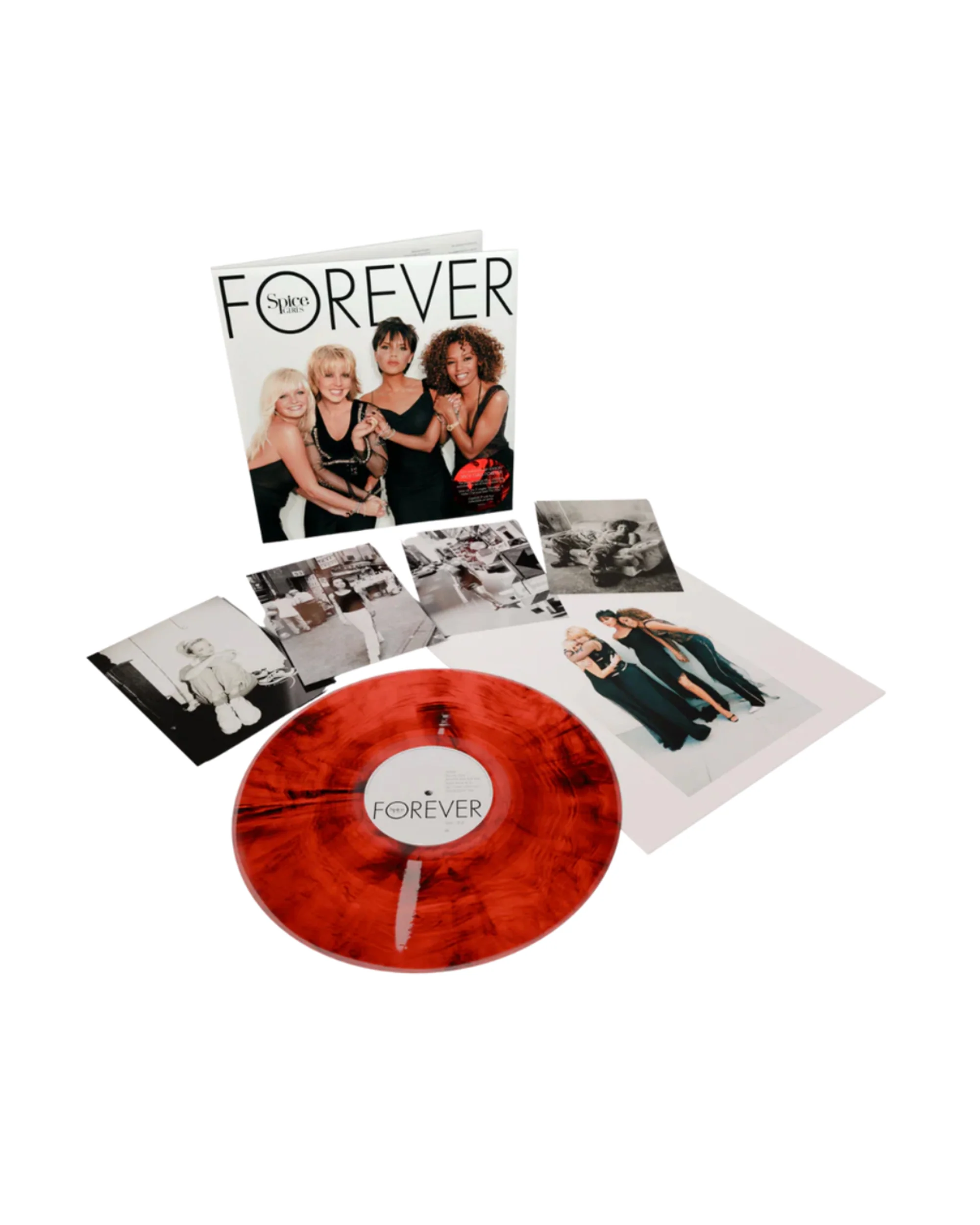 Forever25: Red & Black Marble Vinyl