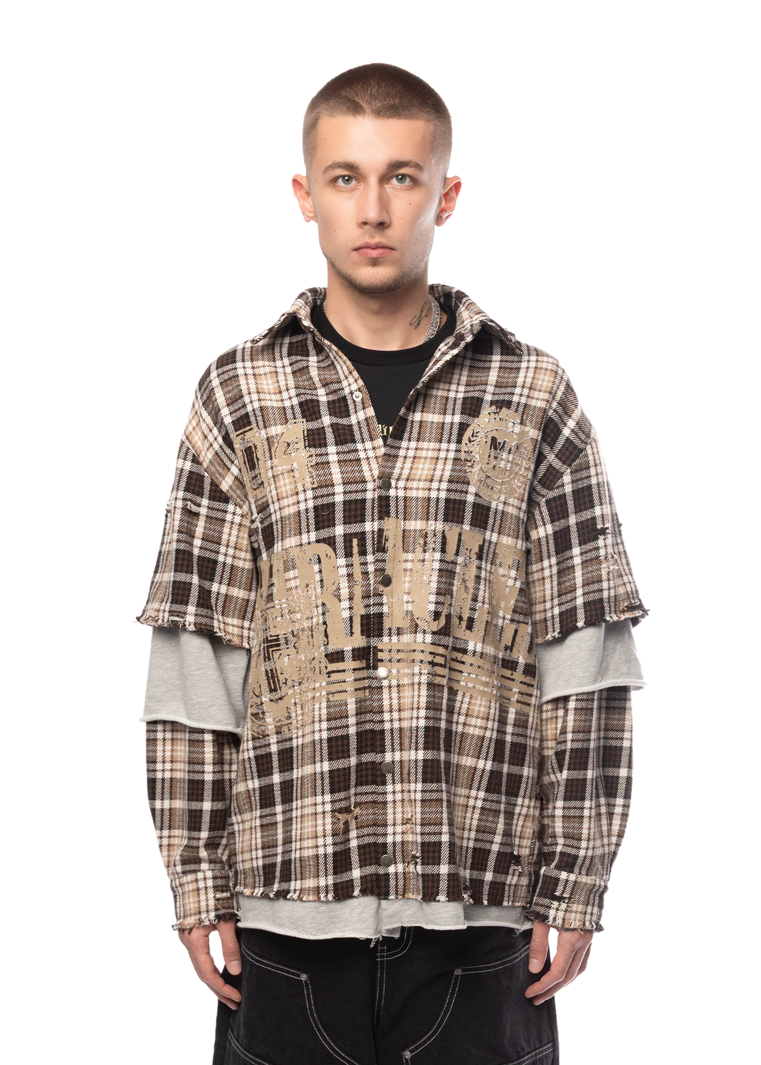 FRAGMENT SHIRT in BEIGE - Image 8