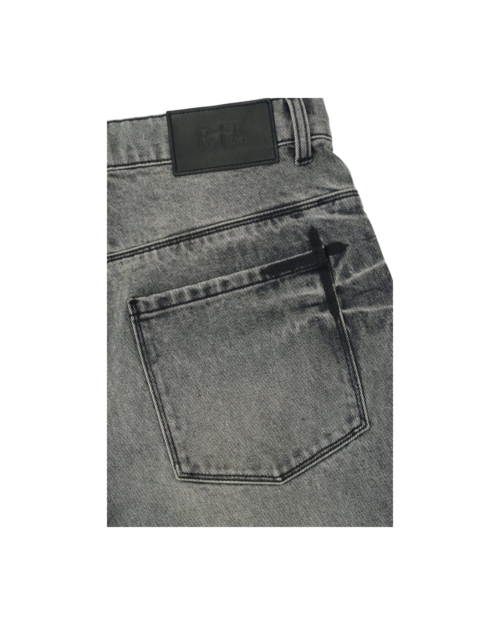 FRANCO WIDE LEG JEAN | IRON HAZE CROSS TRIAD - Image 7