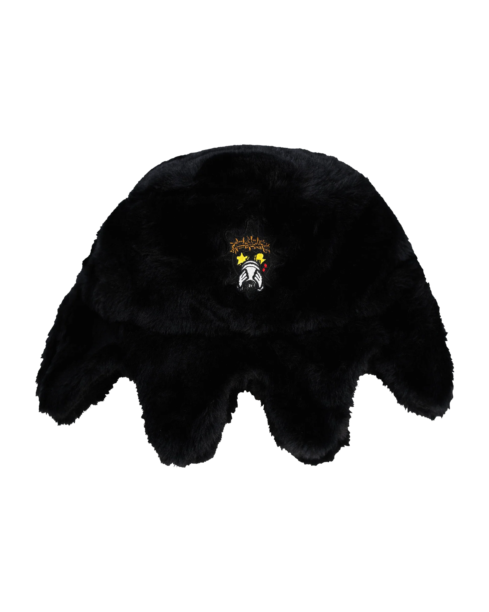 Furry Glo Sun Bucket Hat (Black)