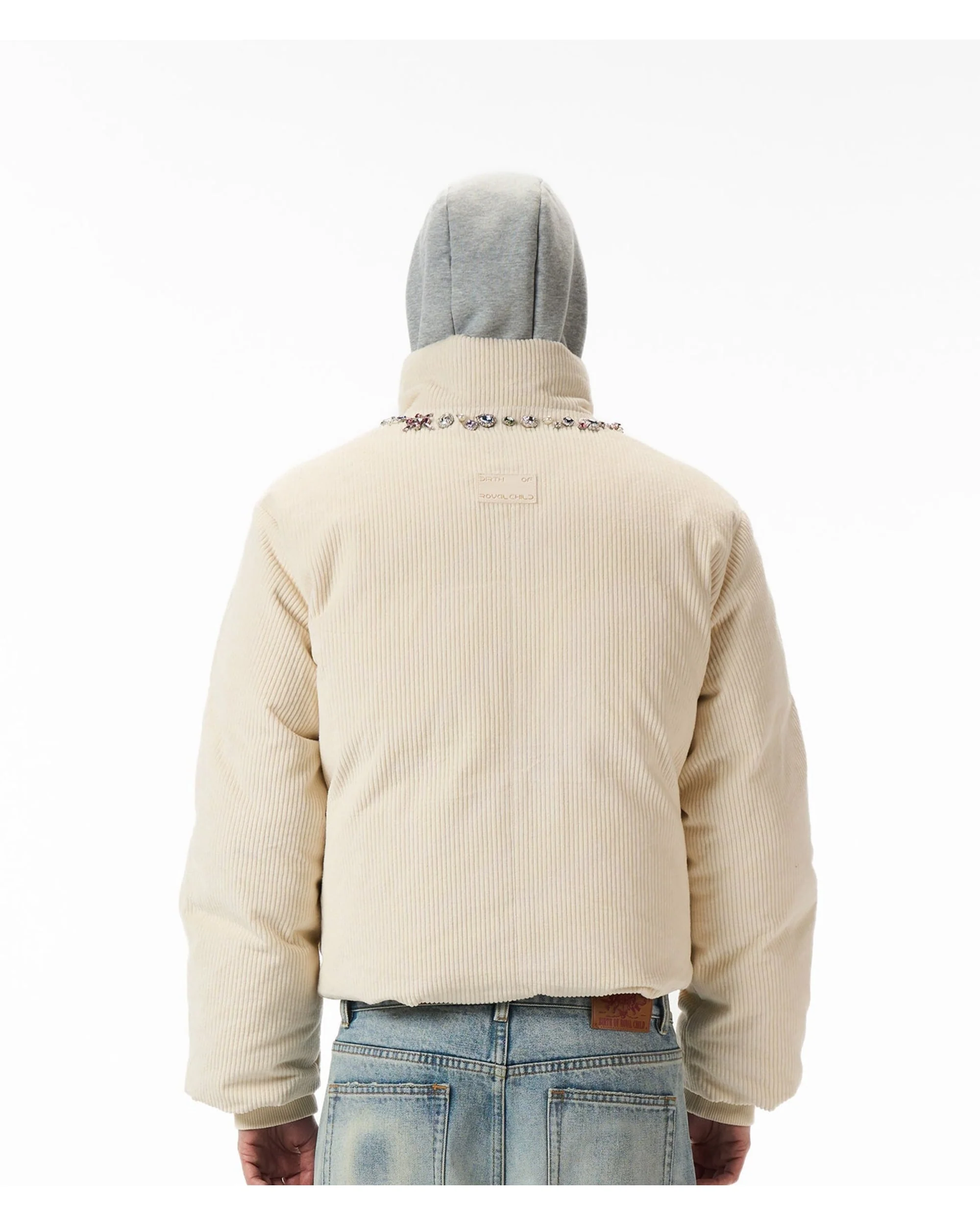 Future Relic Gemstone Corduroy Puffer - Image 5