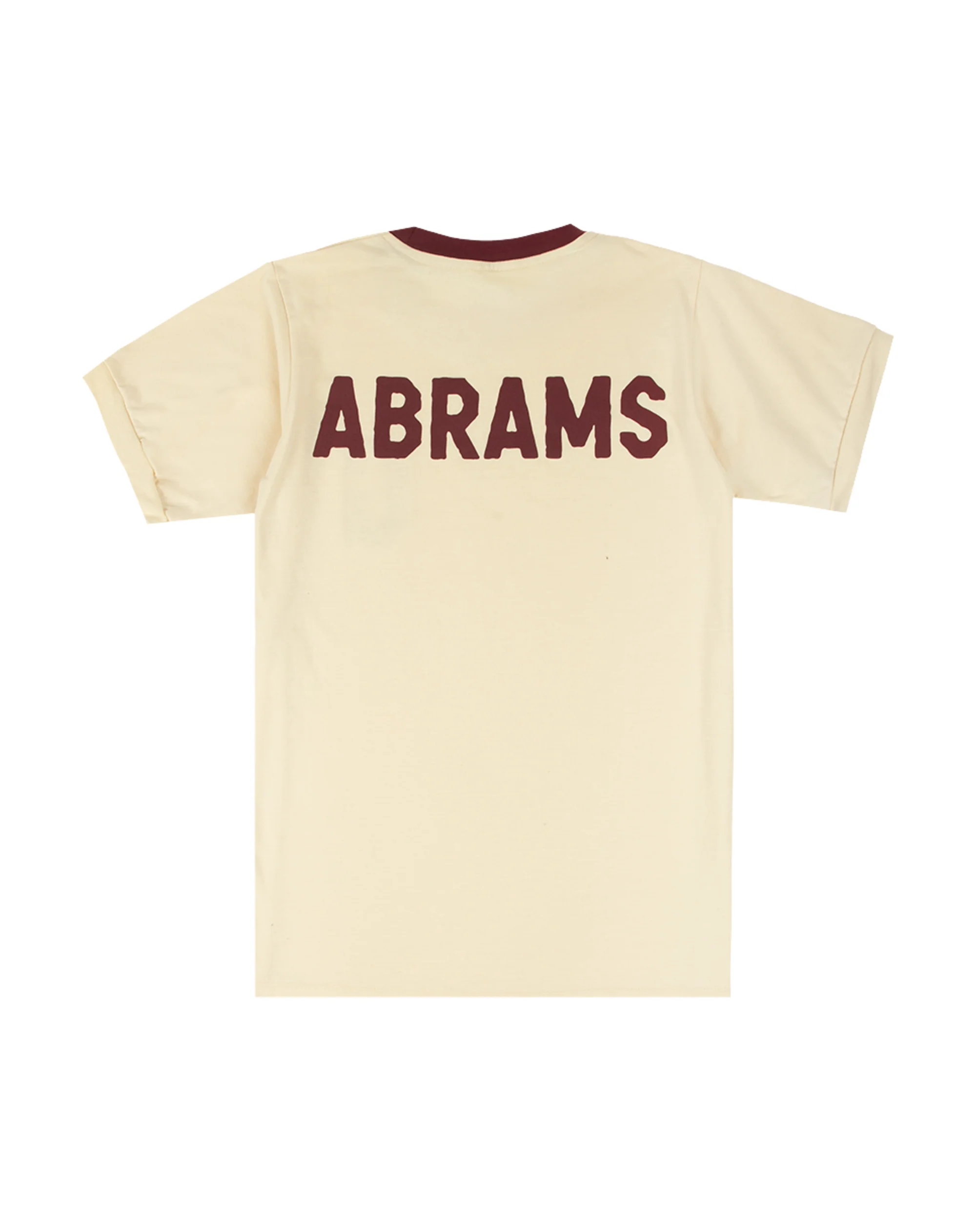 G Abrams Maroon Ringer Unisex T-Shirt - Image 3