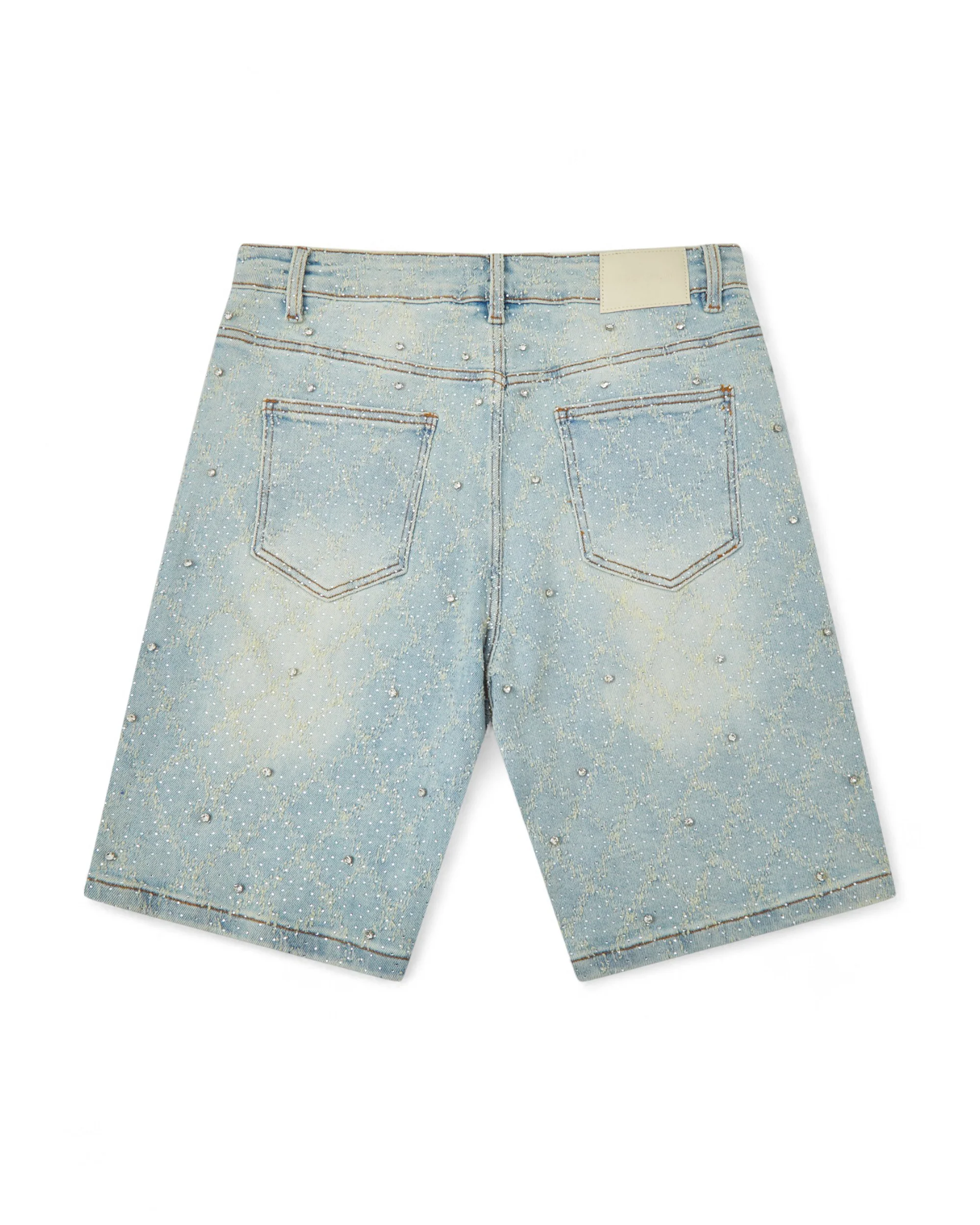 Gemstone Denim Jorts - Washed Blue - Image 2
