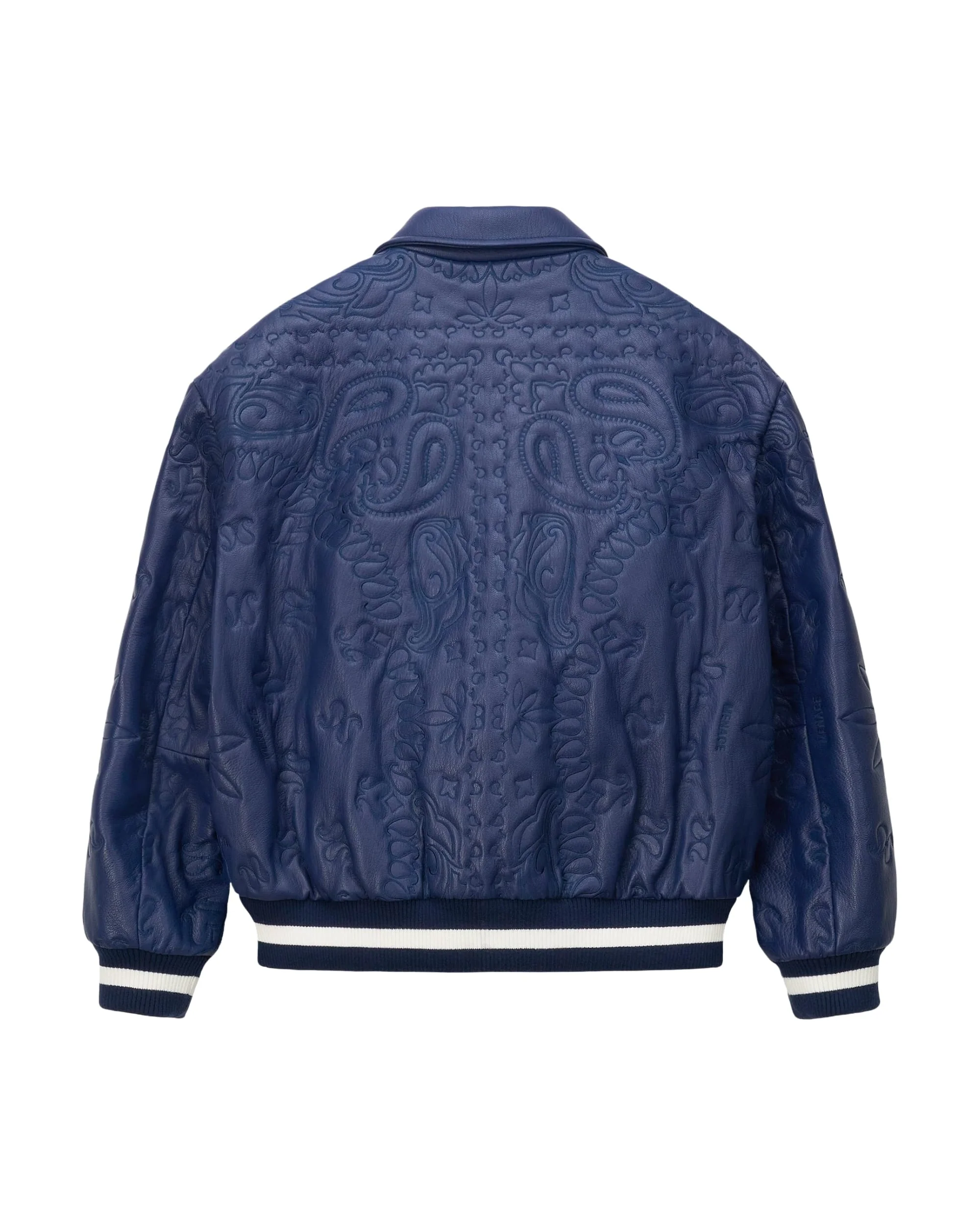 GENUINE LAMBSKIN LEATHER PAISLEY JACKET - Image 2