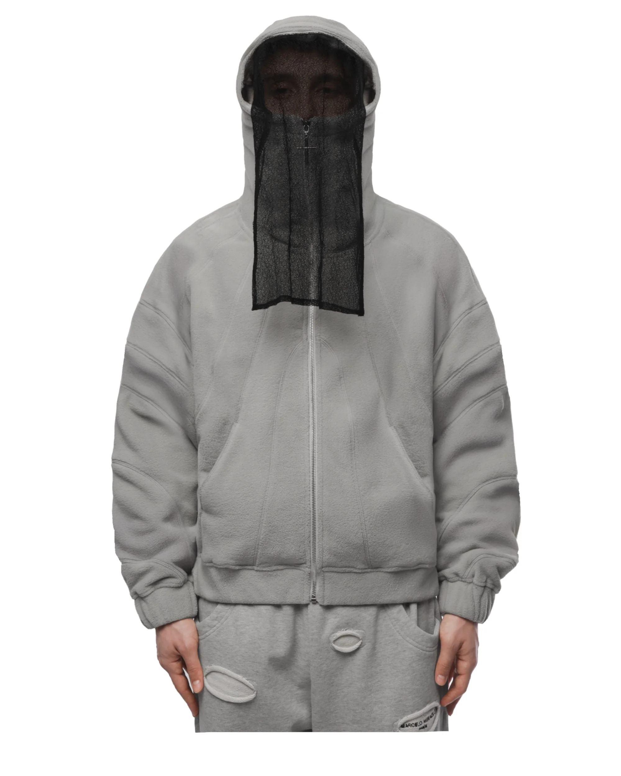 GHOST FLEECE in GREY - Image 6