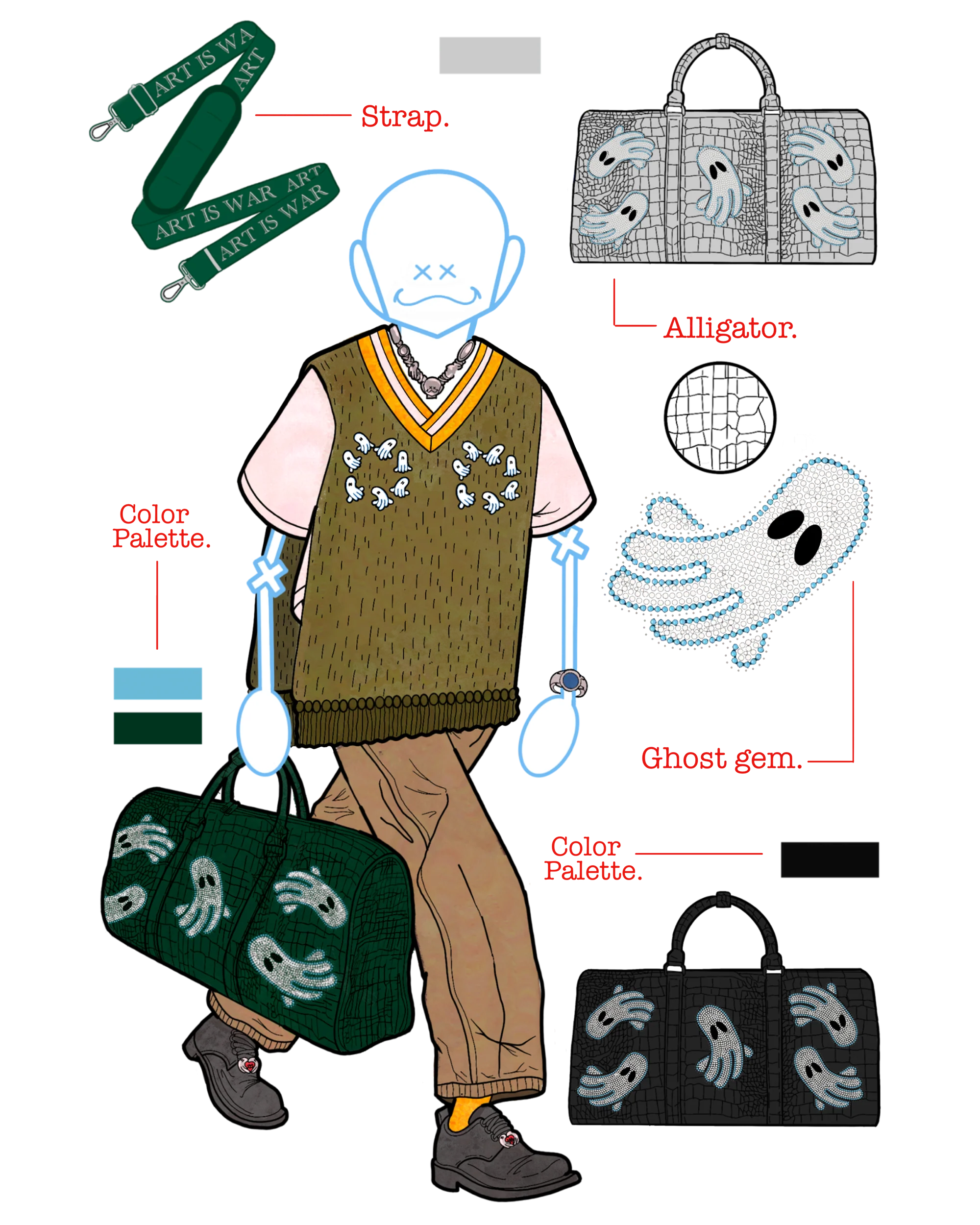 GHOST GEM DUFFLE BAG - Image 12