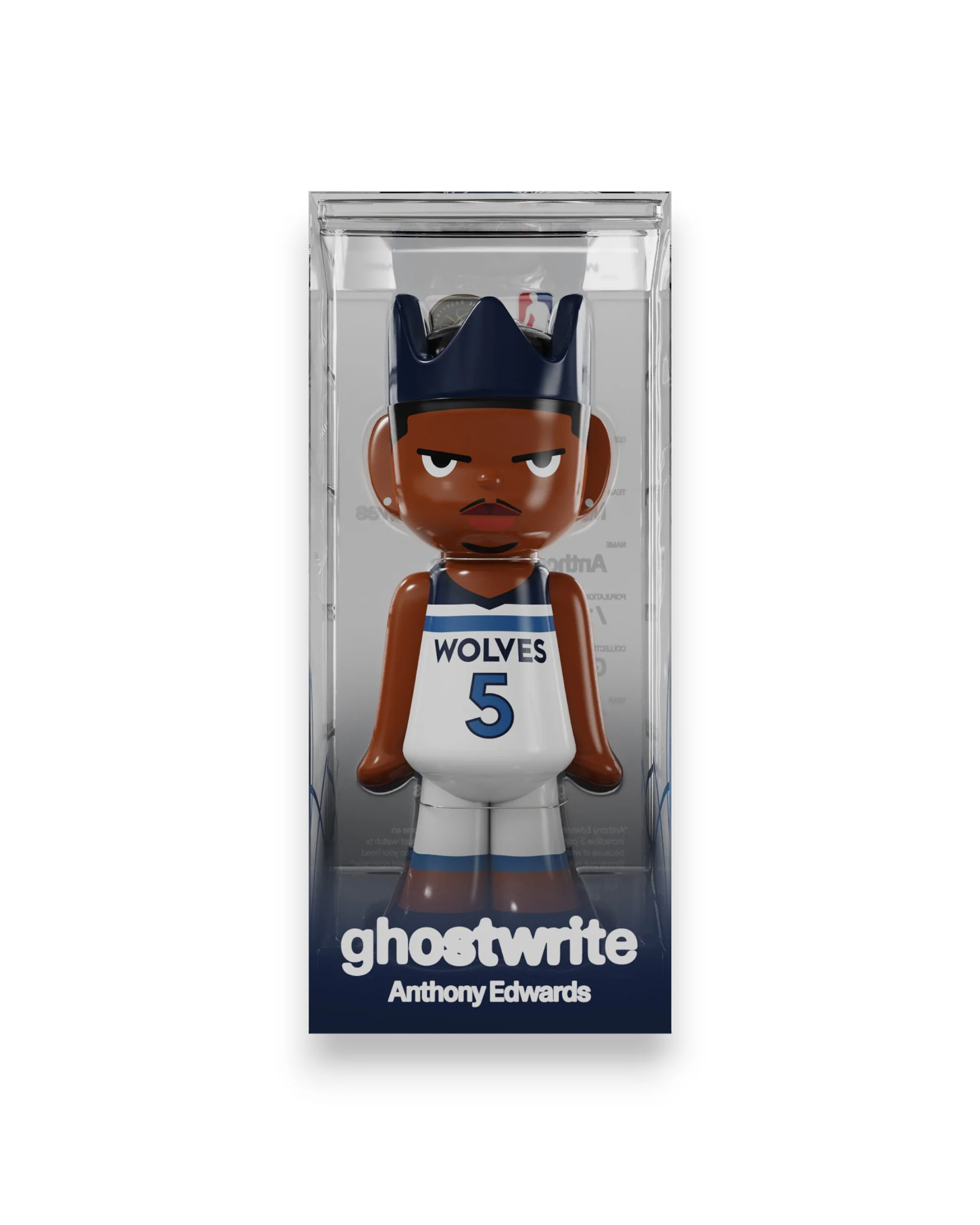 ghostwrite x NBA "Game Face" Anthony Edwards 400% 2025 (Edition of 100)