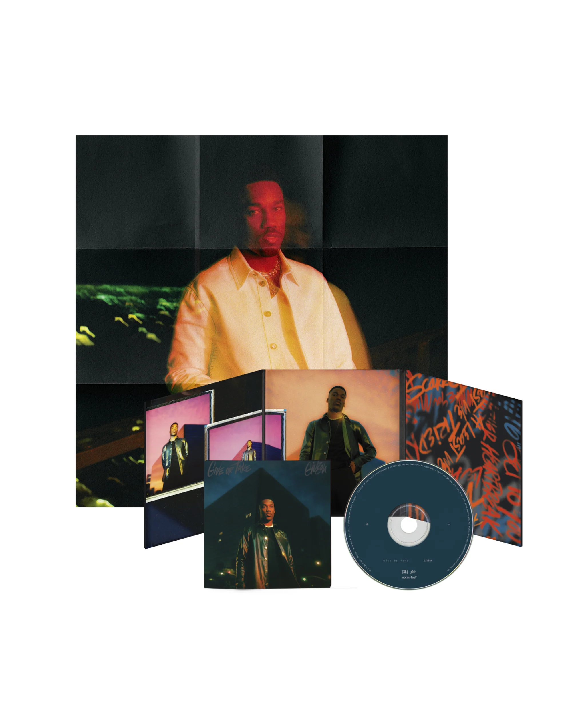 Give Or Take Deluxe Limited Edition Tri-Fold Softpak CD with Fold Out Poster - Image 2