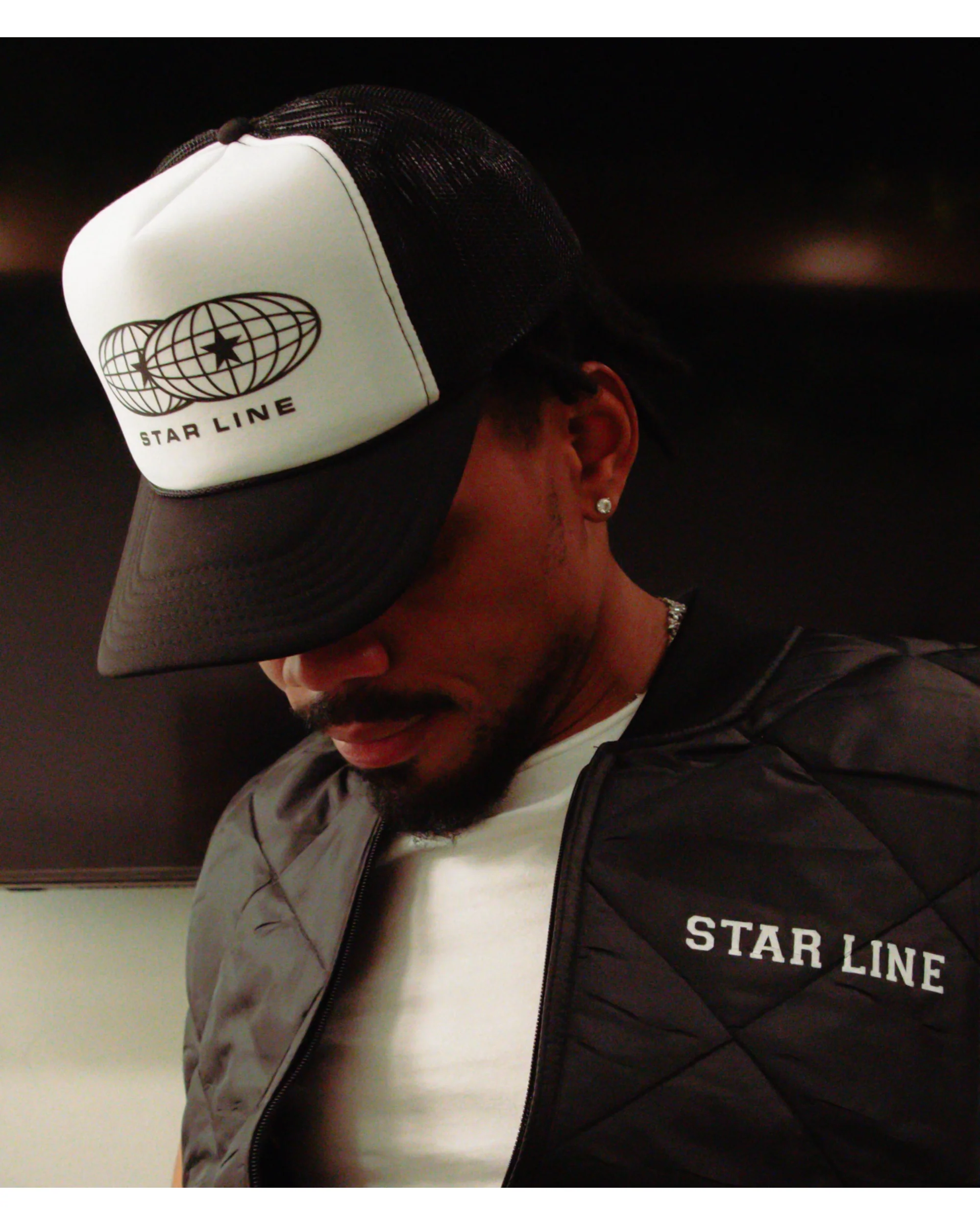 Global Stars Black Trucker Hat - Image 2