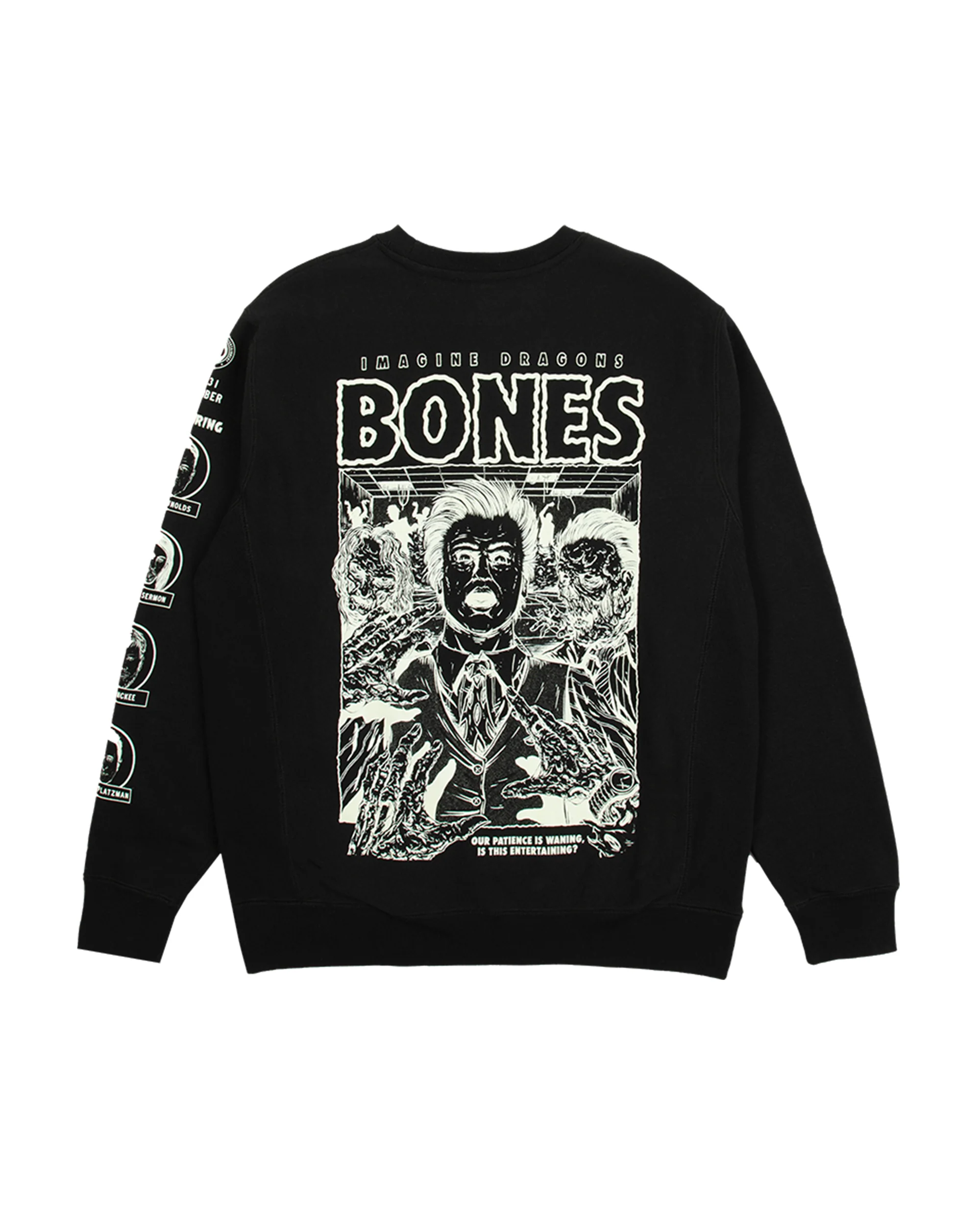 Glow-In-The-Dark Bones Crewneck - Image 2