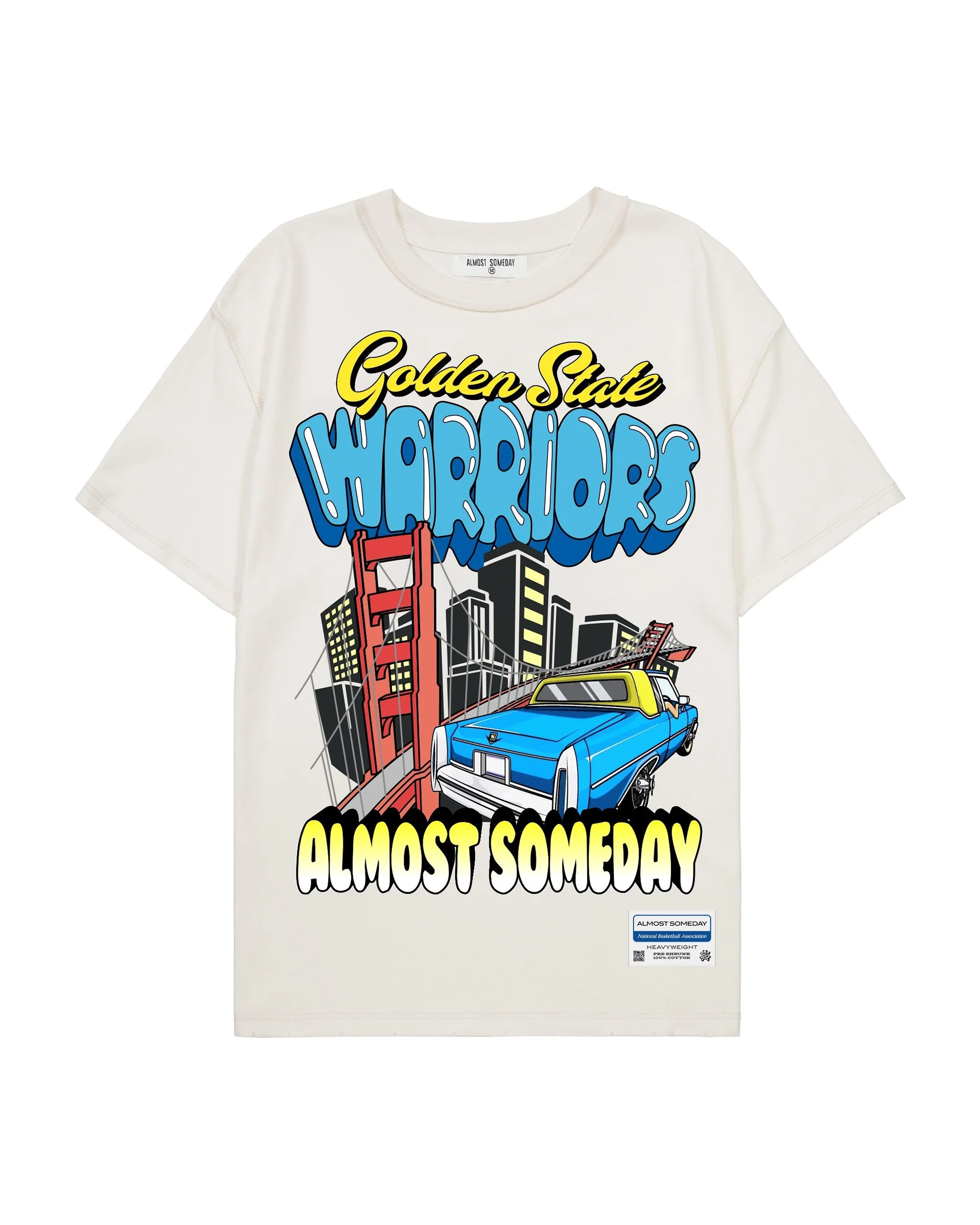 Golden State Warriors Tee (Cream)