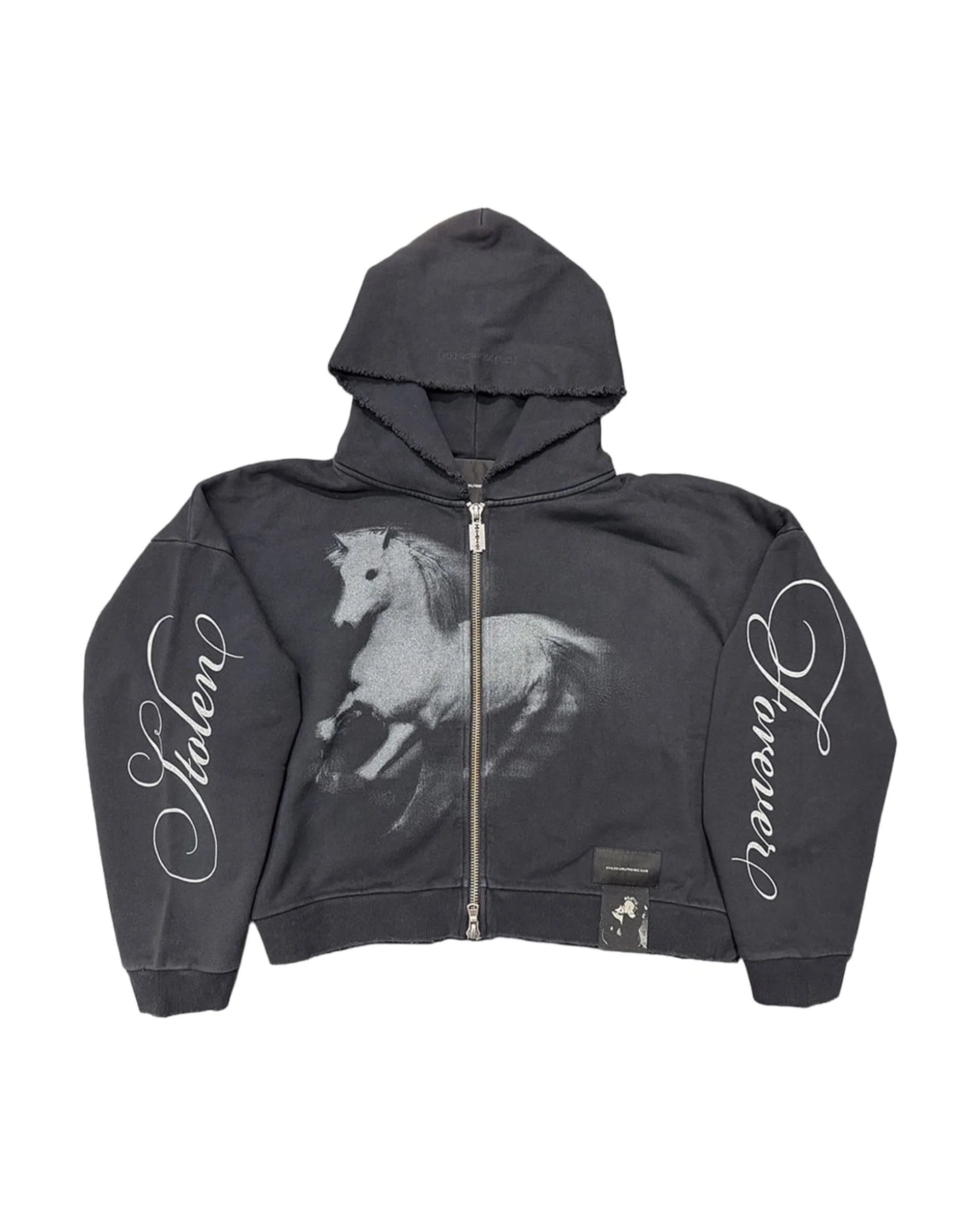 GOTH SPIRIT HOOD - ZIP THRU