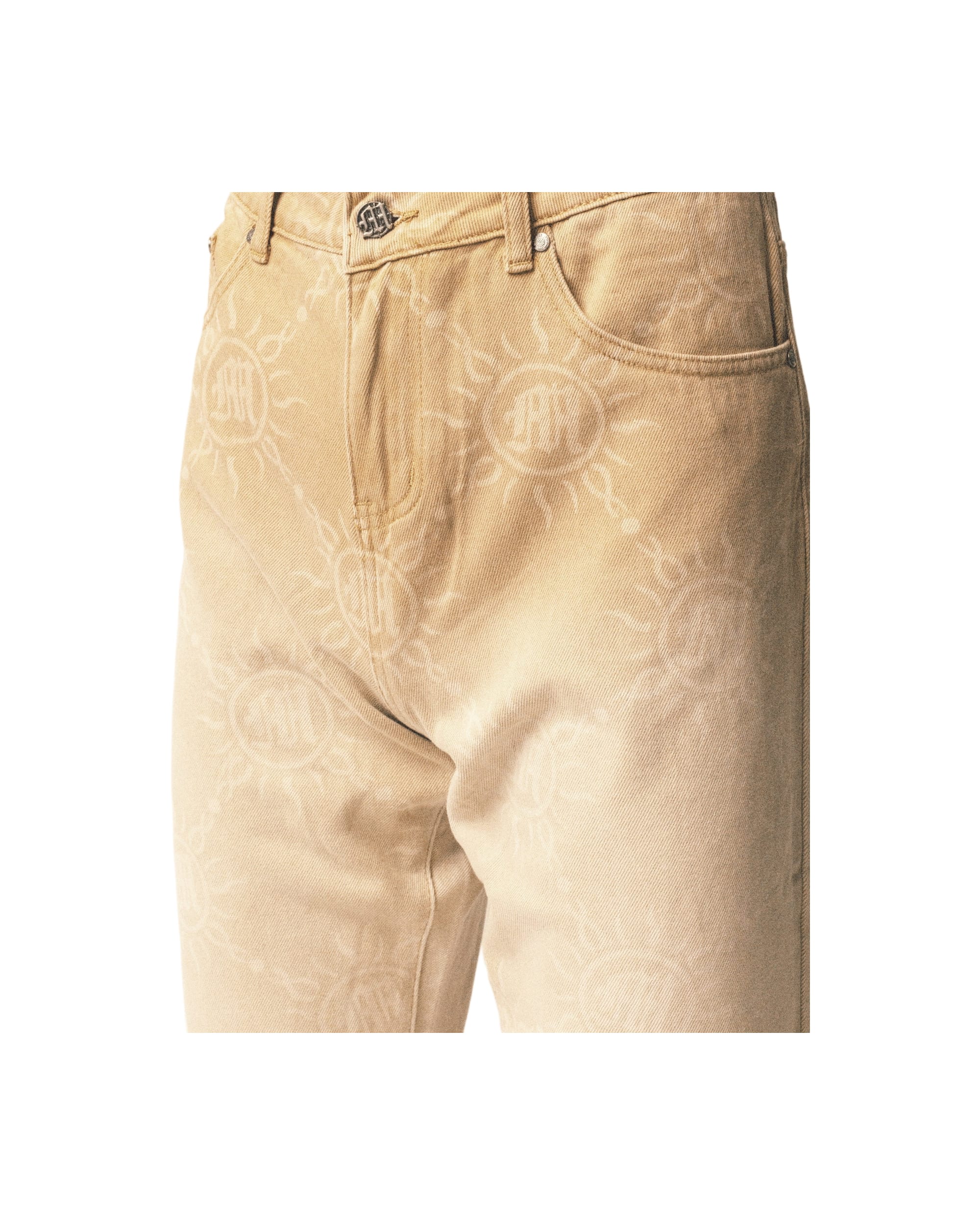 GRADIENT WASH MONOGRAM DENIM PANTS - Image 3