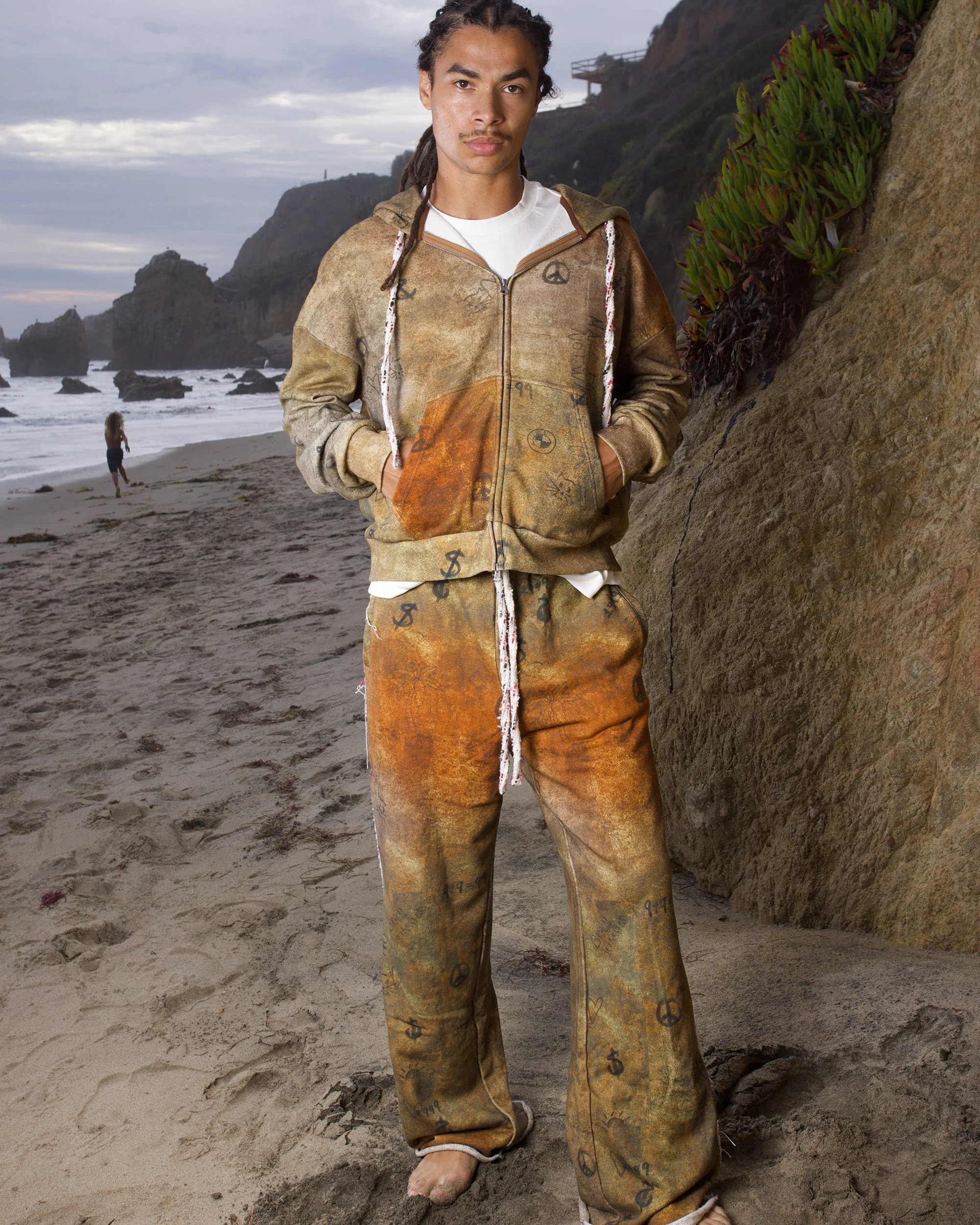 Graffiti Tweed Pants - Image 2