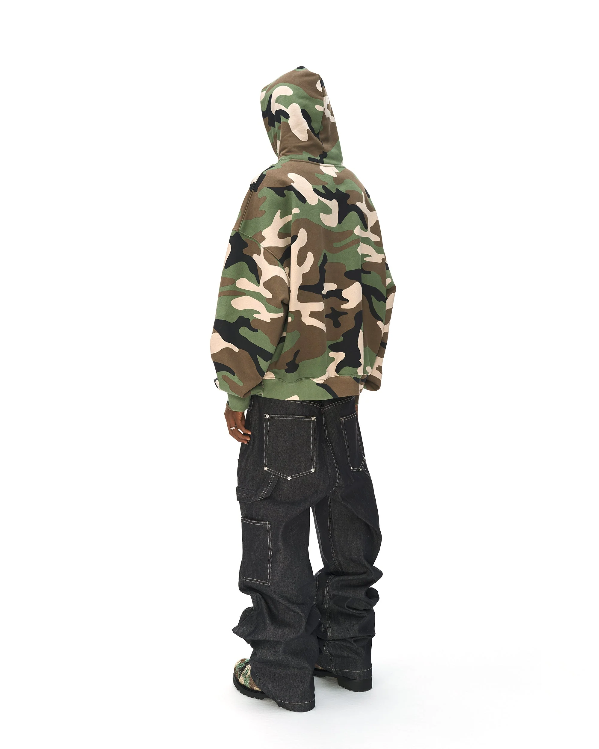GREEN CAMO HOODIE - Image 15